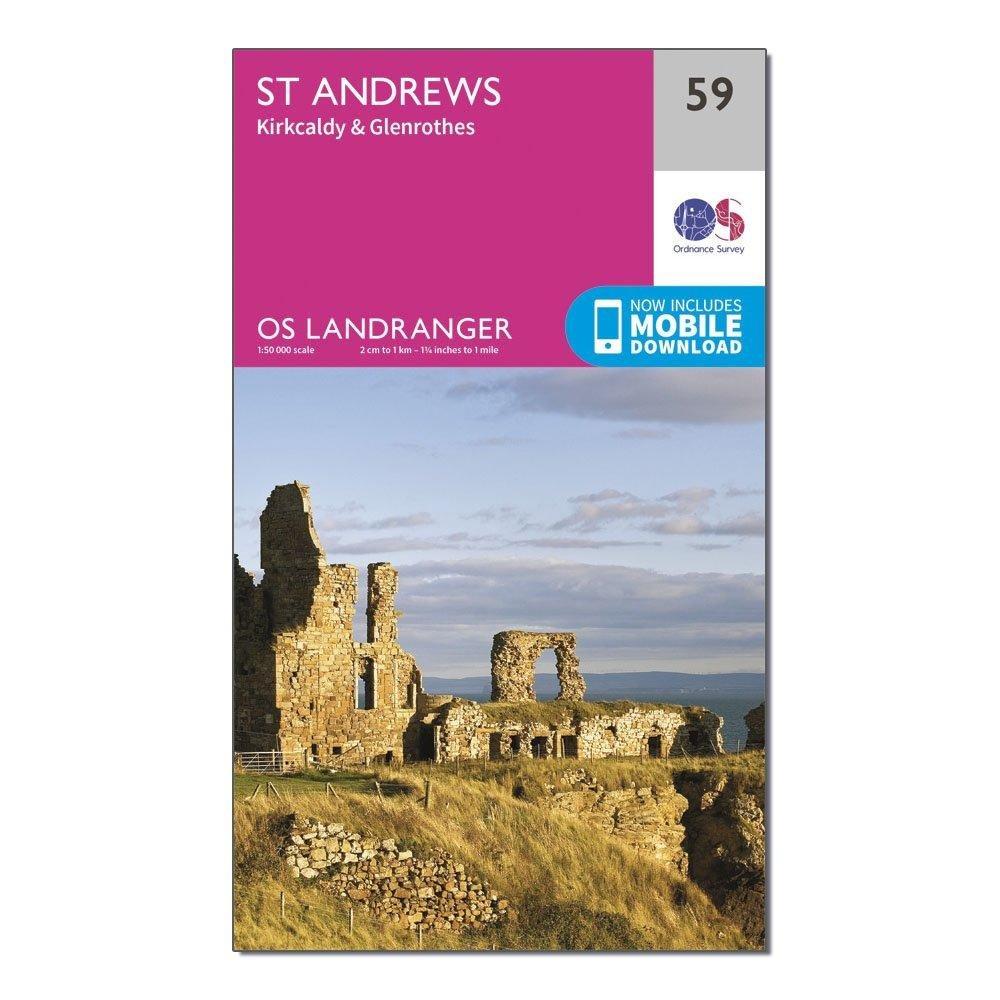 Landranger 59 St Andrews, Kirkcaldy & Glenrothes Map With Digital Version - Image 4