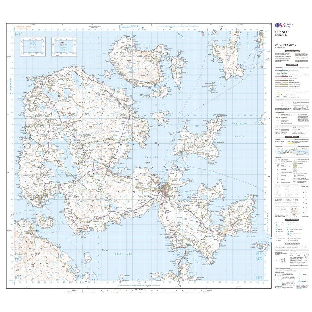 Landranger 6 Orkney  Mainland Map With Digital Version - Image 3