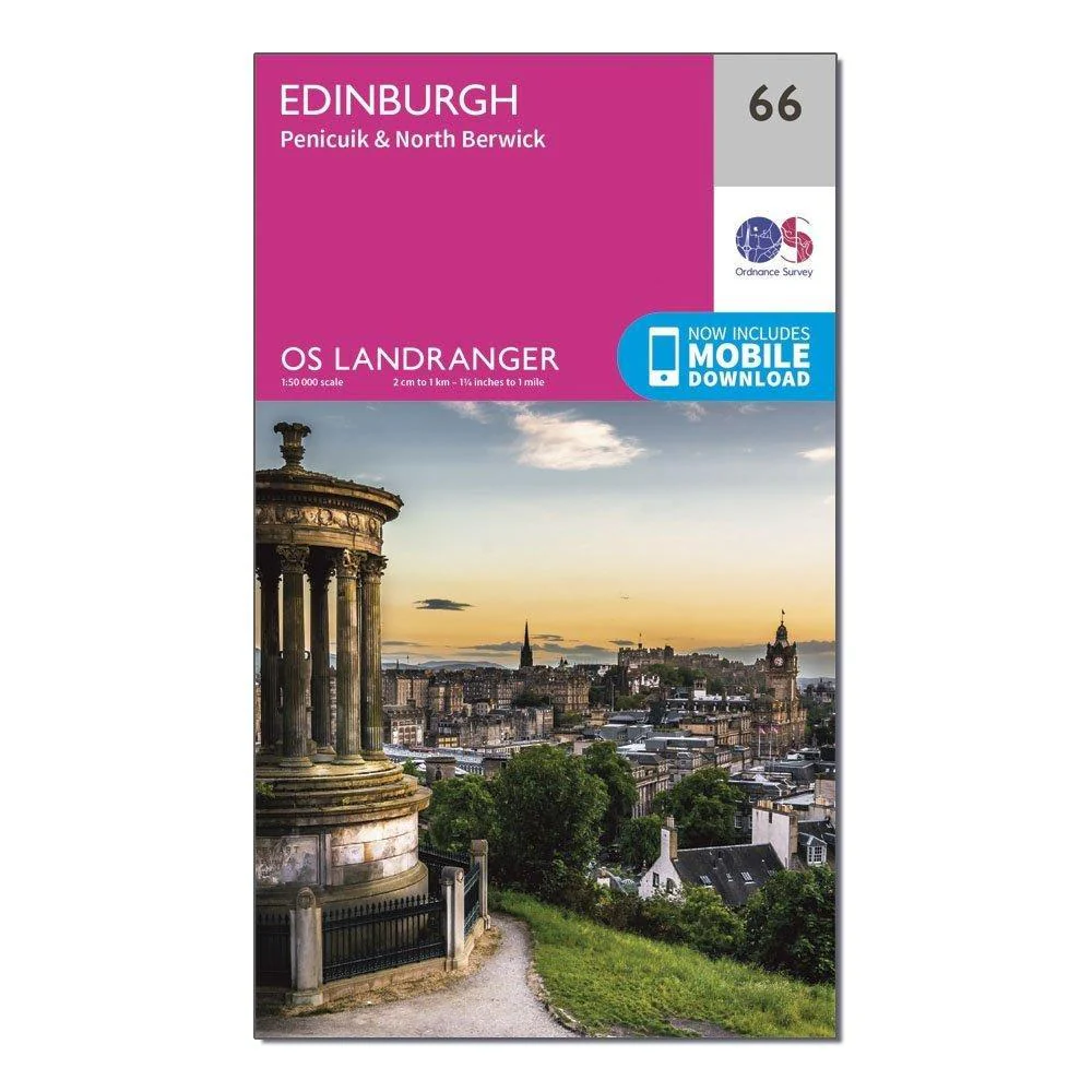 Landranger 66 Edinburgh, Penicuik & North Berwick Map With Digital Version - Image 4