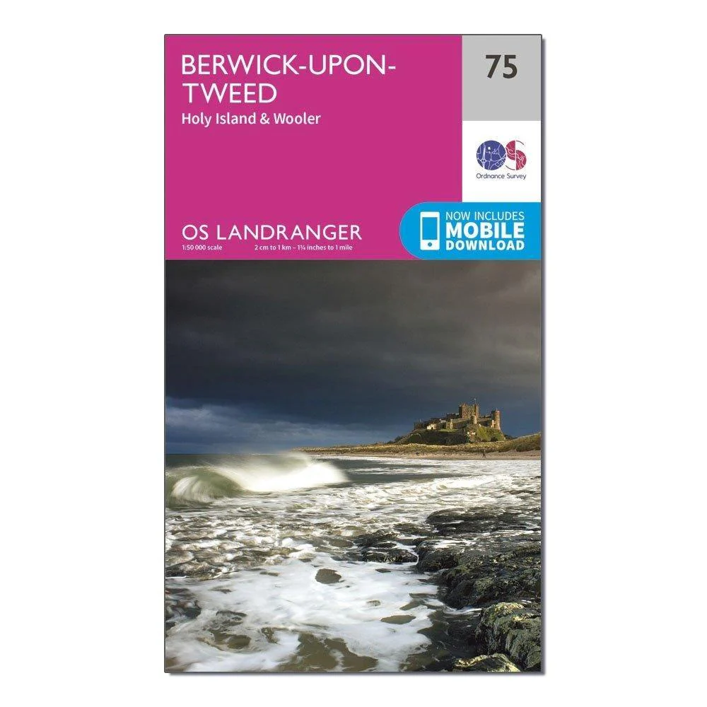 Landranger 75 Berwick-upon-Tweed Map With Digital Version - Image 4