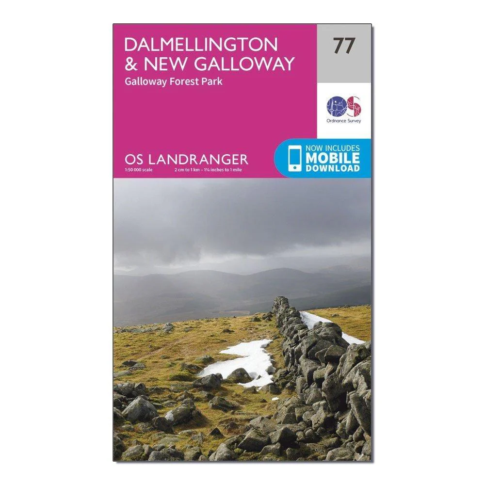 Landranger 77 Dalmellington & New Galloway Map With Digital Version - Image 4