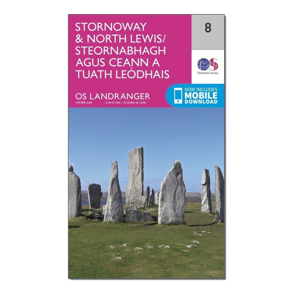 Landranger 8 Stornaway  North Lewis Map With Digital Version - Image 4