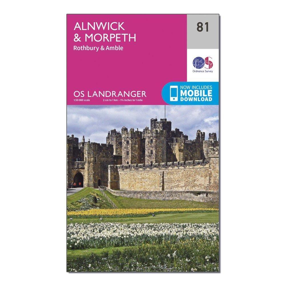 Landranger 81 Alnwick & Morpeth, Rothbury & Amble Map With Digital Version - Image 4