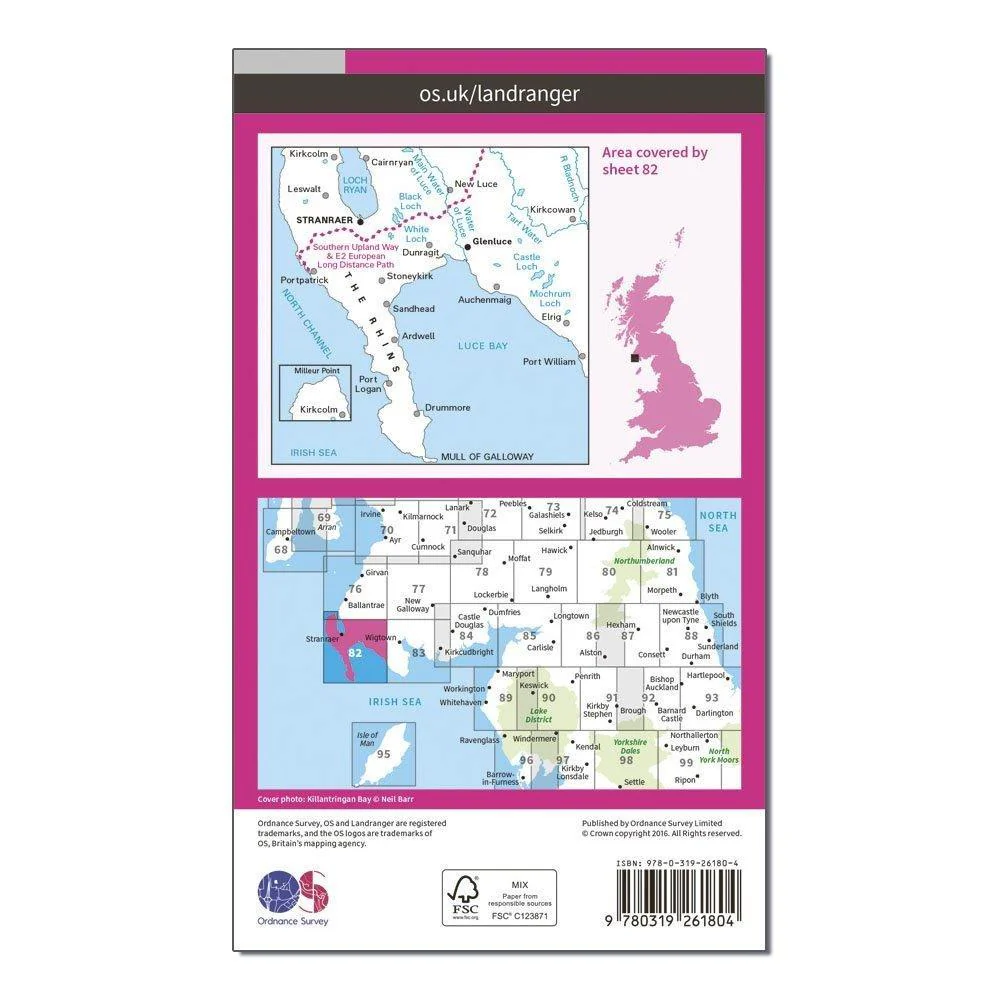 Landranger 82 Stranraer & Glenluce Map With Digital Version - Image 2