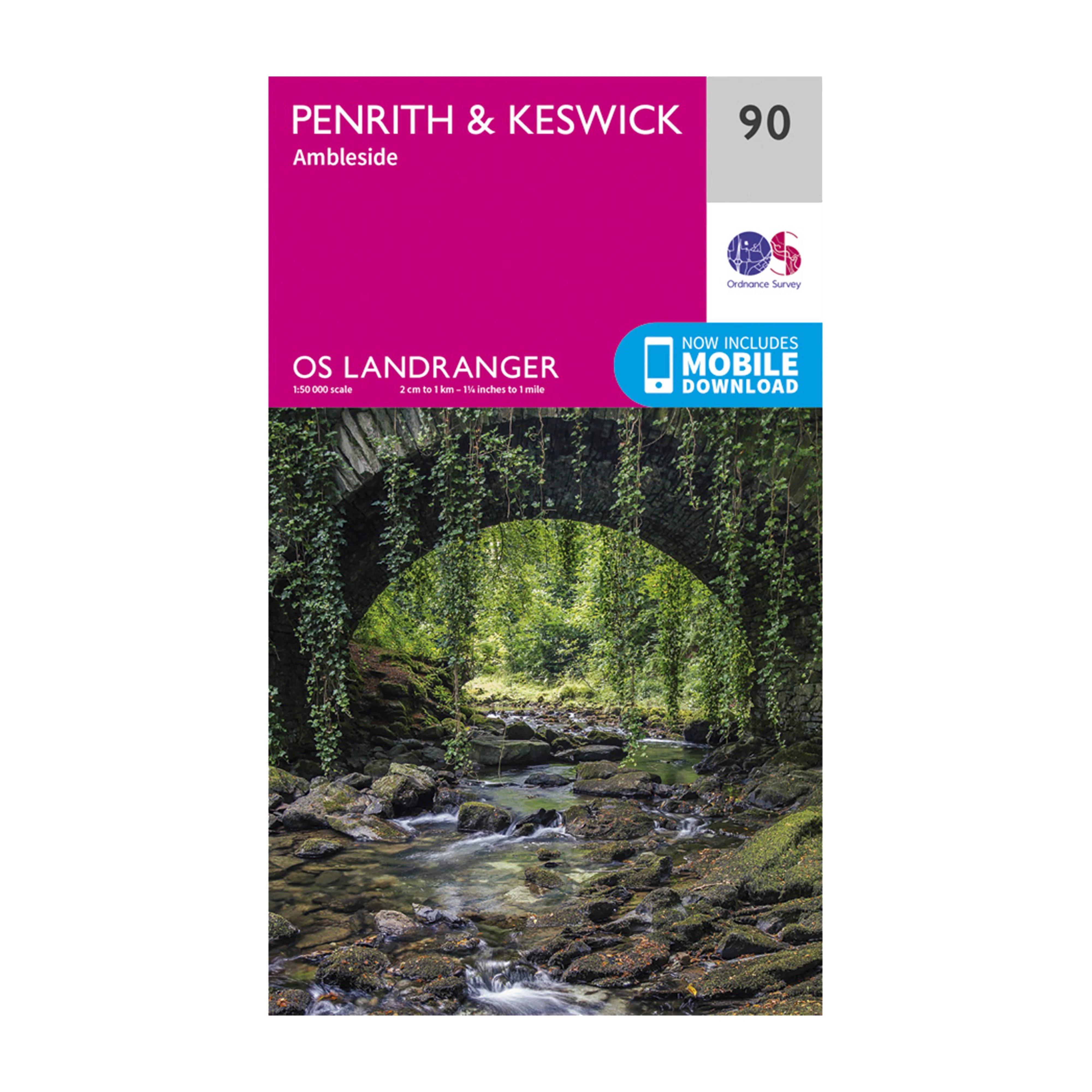 Landranger 90 Penrith & Keswick, Ambleside Map With Digital Version - Image 3