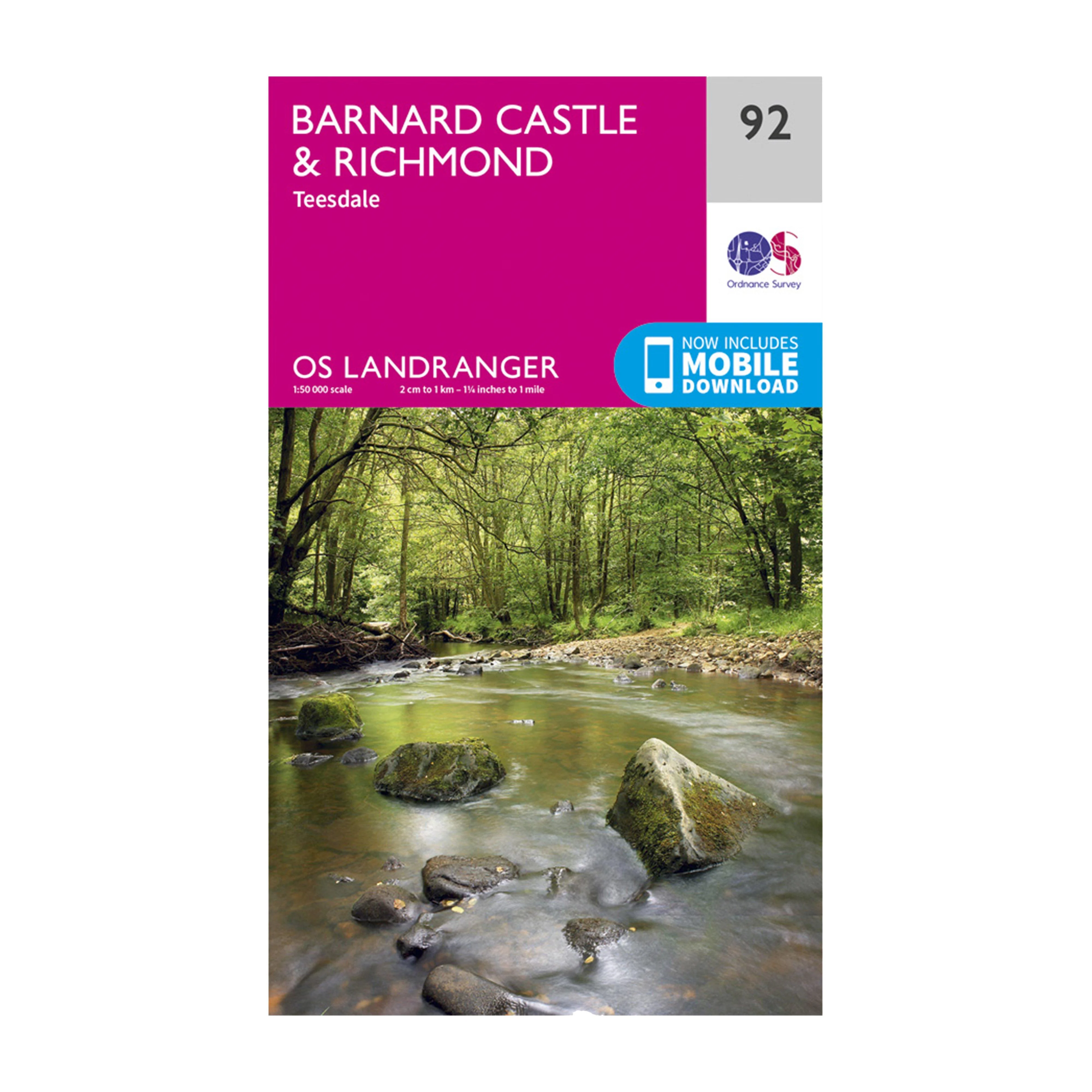 Landranger 92 Barnard Castle And Surrounding Area Map With Digital Version - Image 4