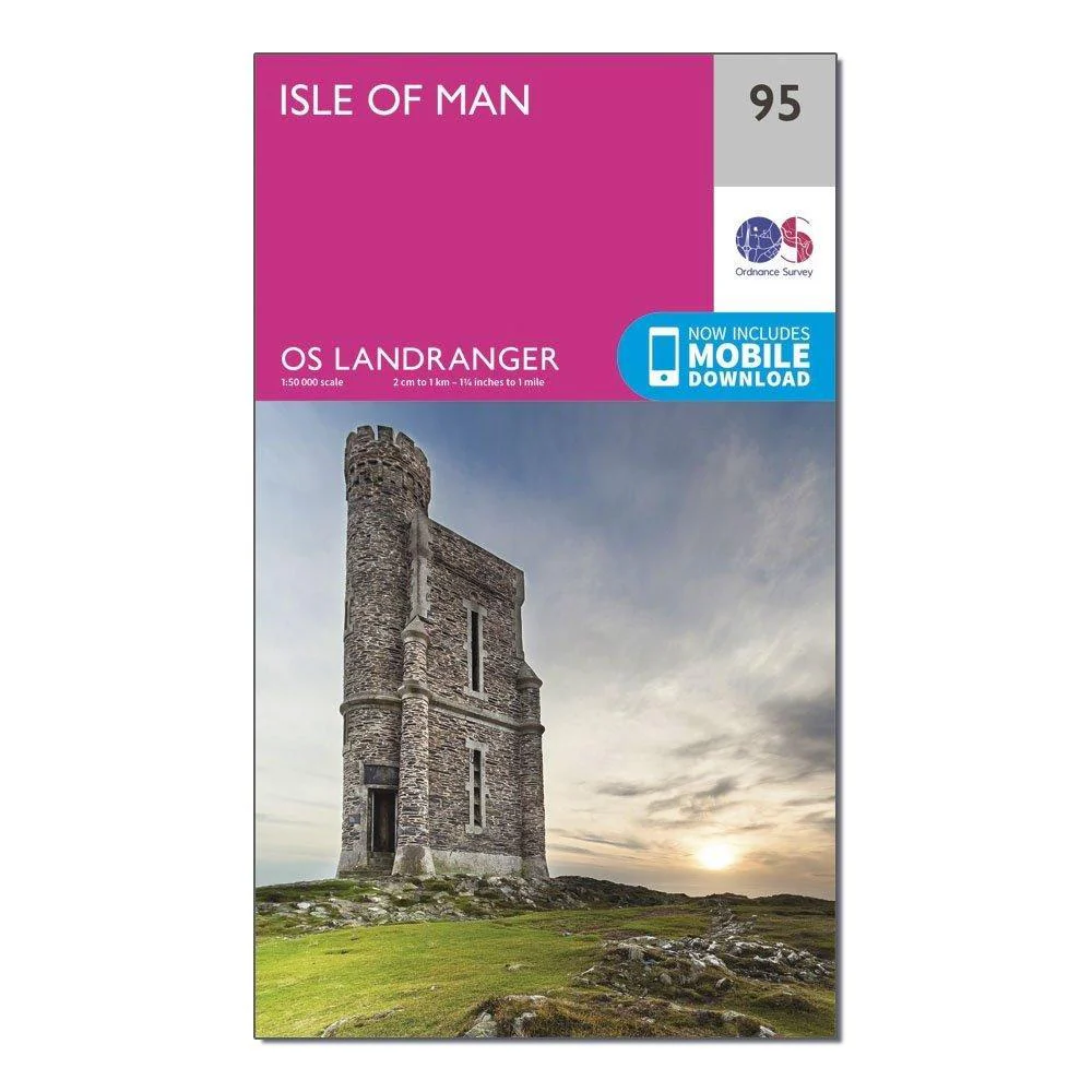 Landranger 95 Isle of Man Map With Digital Version - Image 4