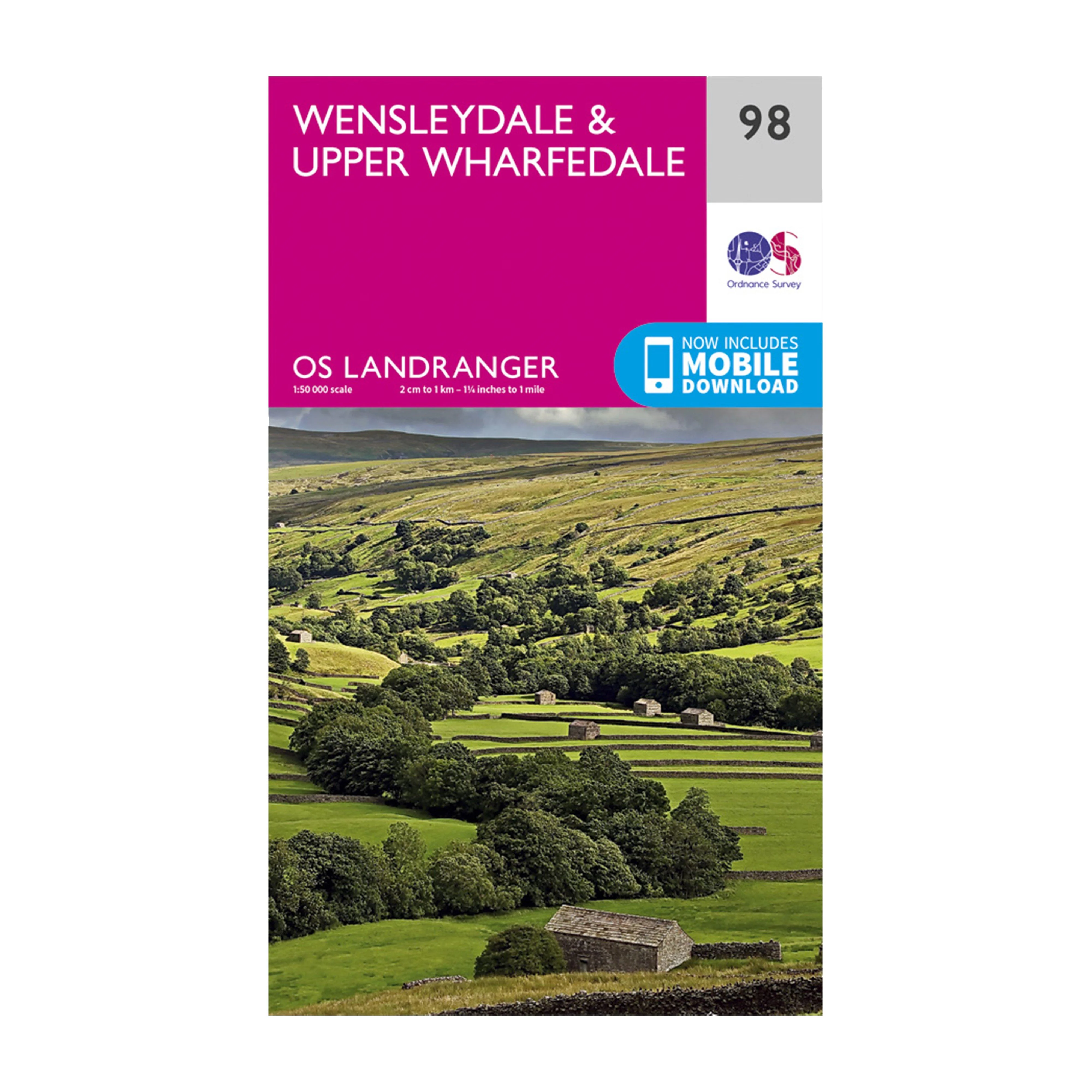 Landranger 98 Wensleydale & Upper Wharfedale Map With Digital Version - Image 4