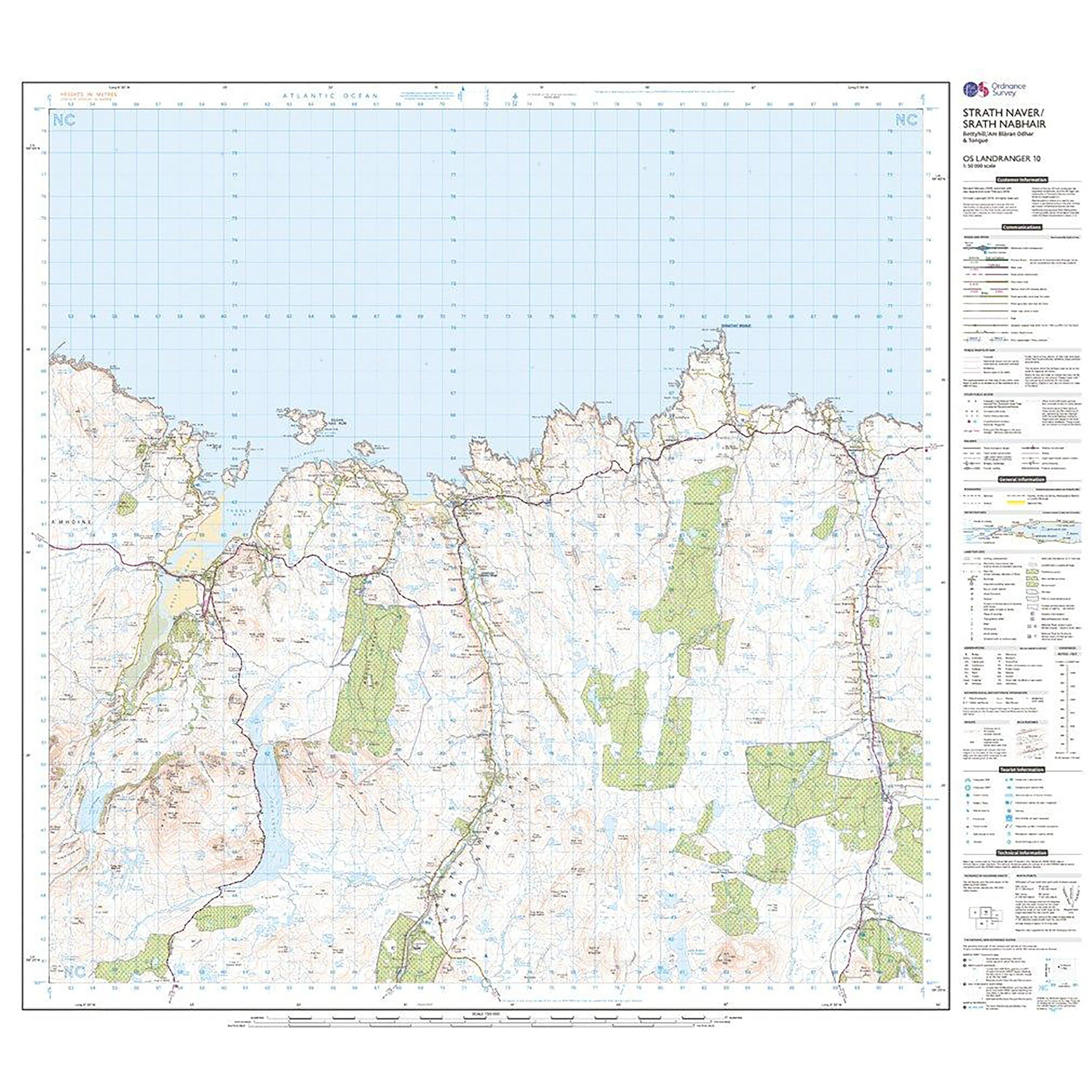 Landranger Active 10 Strathnaver, Bettyhill & Tongue Map With Digital Version - Image 3