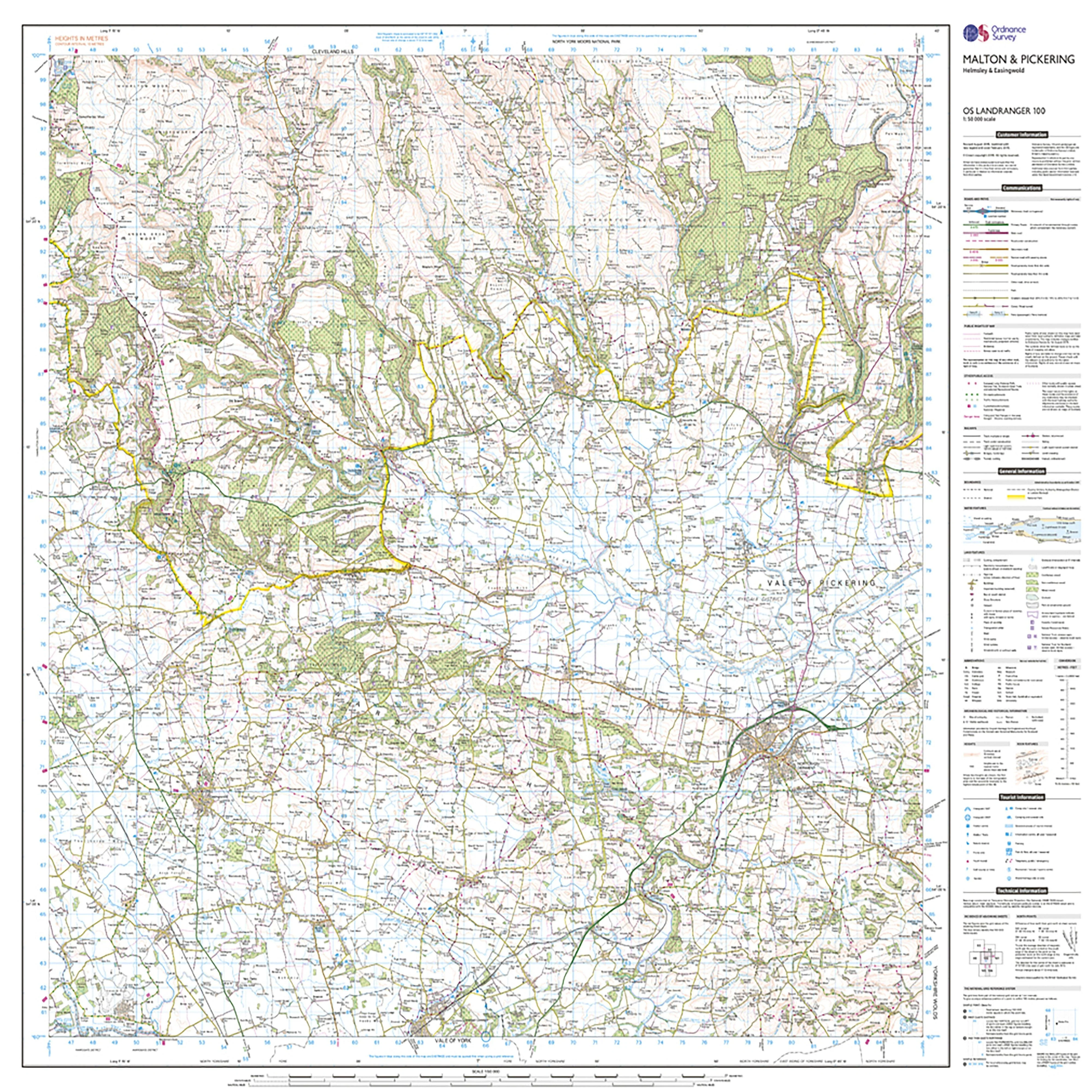 Landranger Active 100 Malton & Pickering, Helmsley & Easingwold Map With Digital Version - Image 3