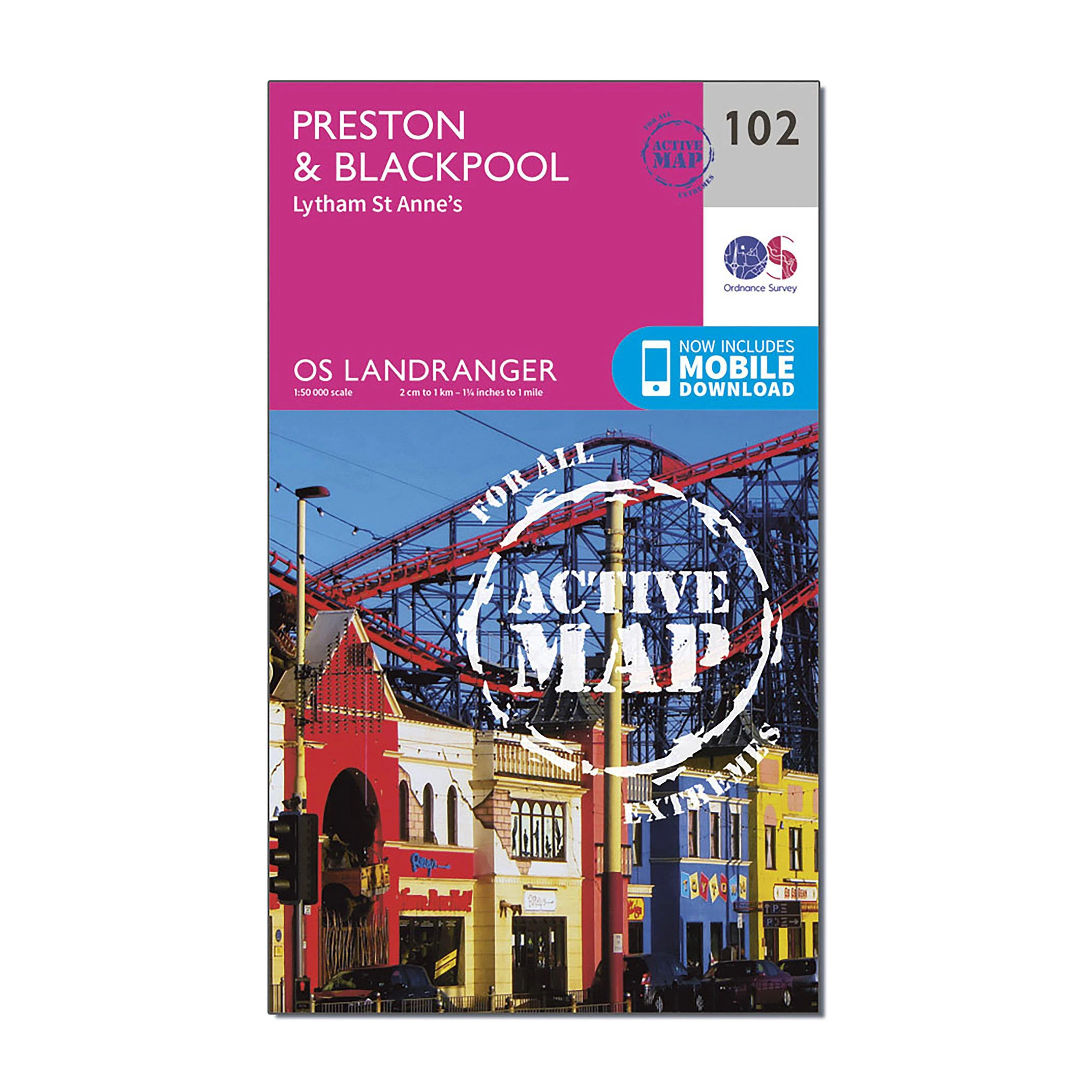 Landranger Active 102 Preston & Blackpool, Lytham Map With Digital Version - Image 4