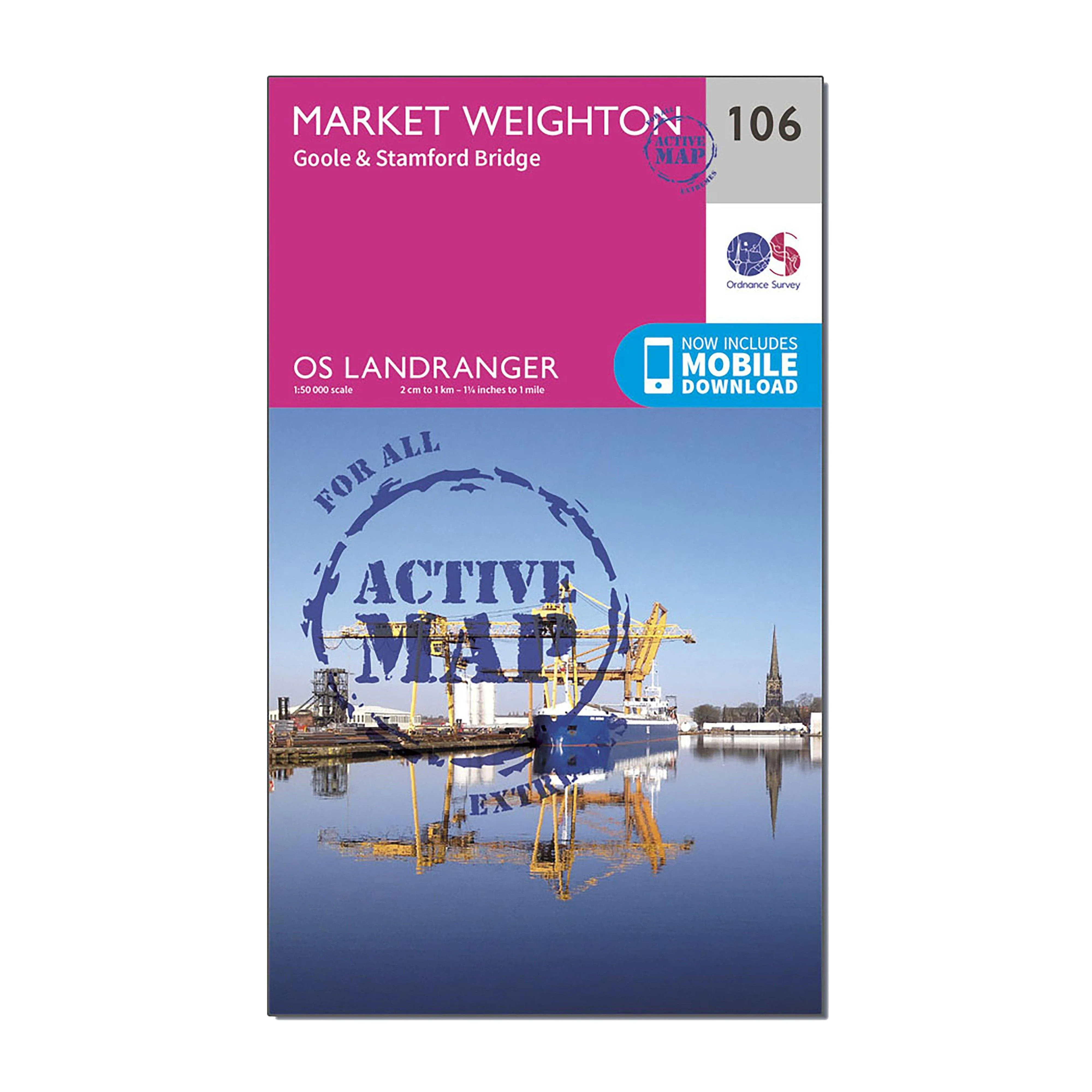 Landranger Active 106 Market Weighton, Goole & Stamford Bridge Map With Digital Version - Image 4