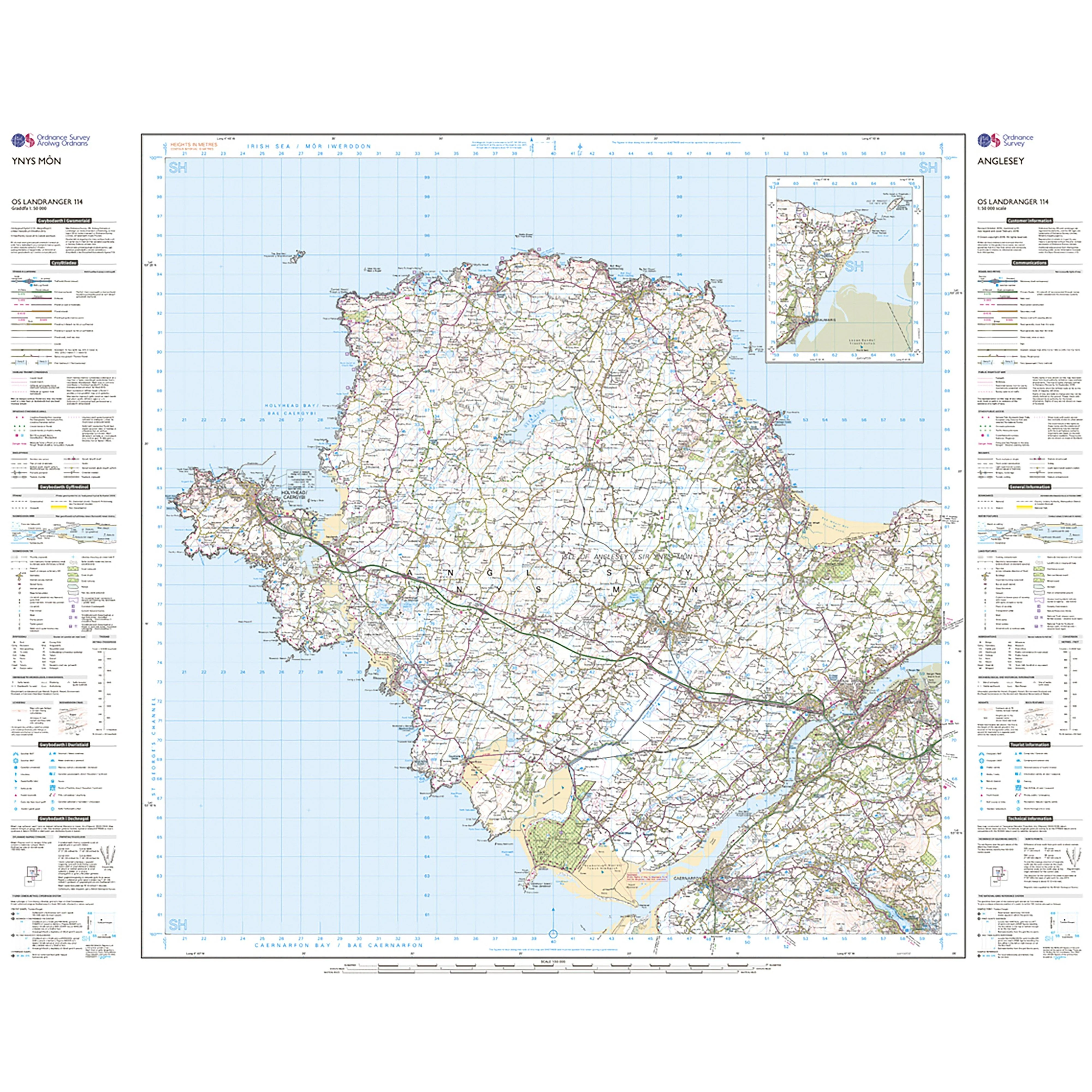 Landranger Active 114 Anglesey Map With Digital Version - Image 3