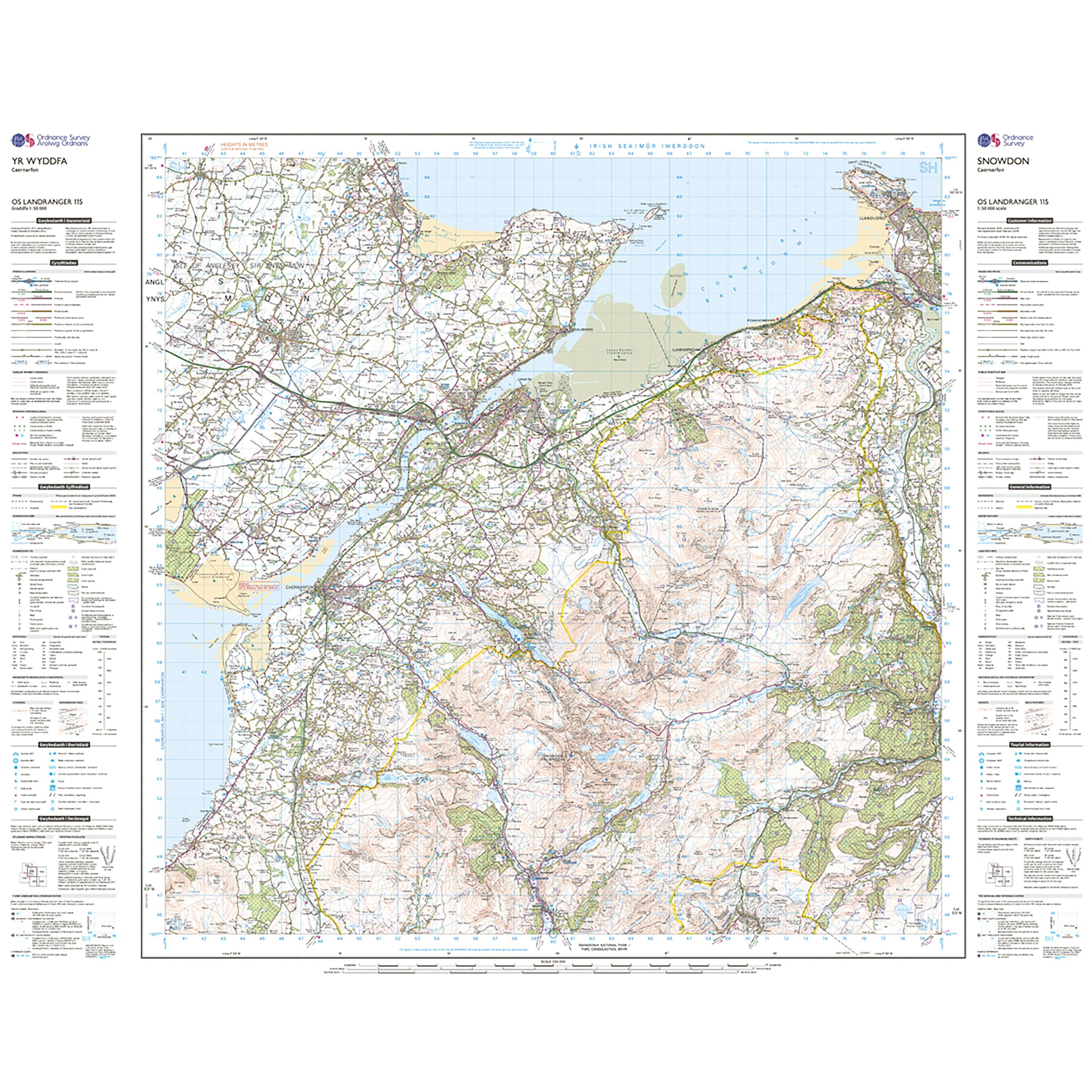 Landranger Active 115 Snowdon & Caernarfon Map With Digital Version - Image 3