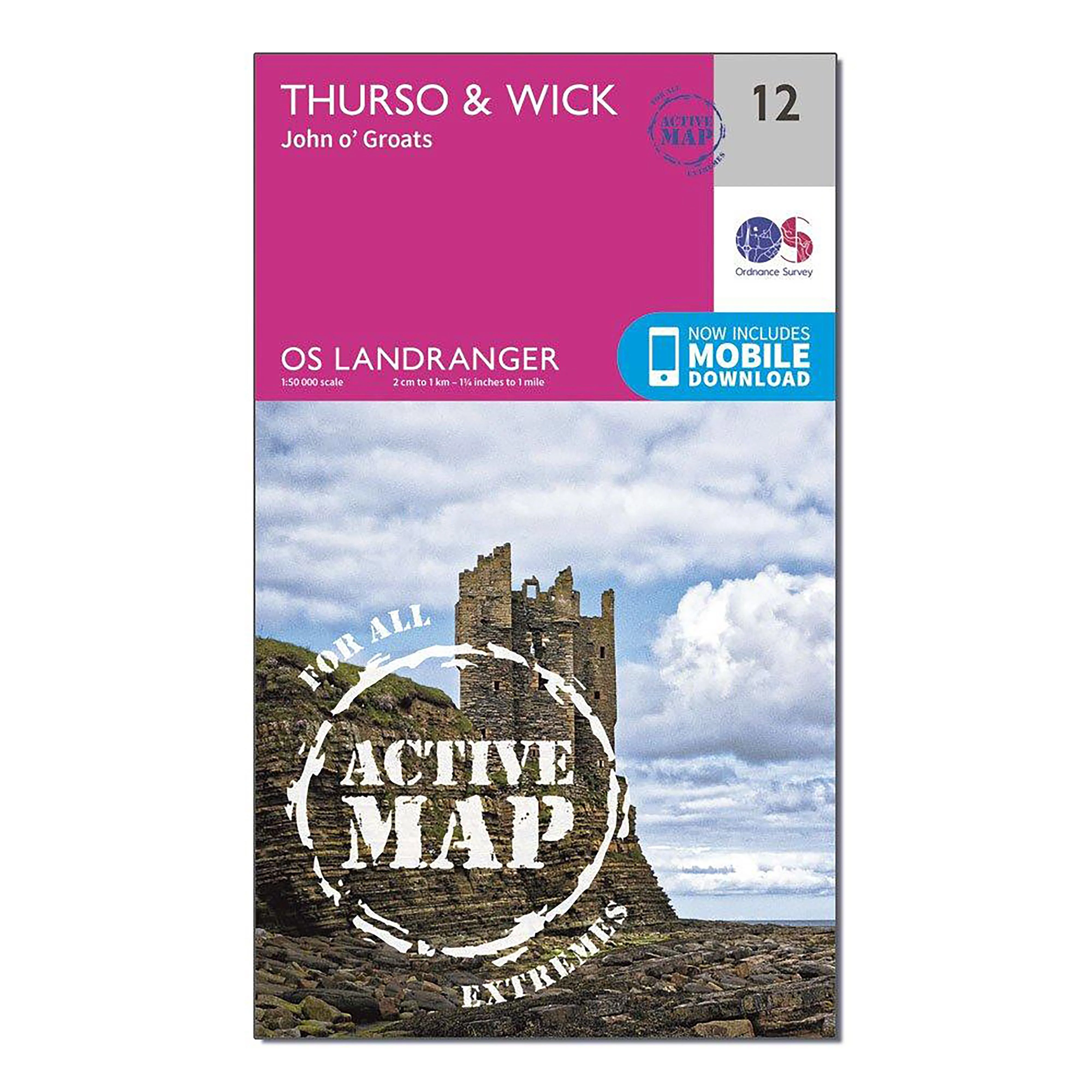 Landranger Active 12 Thurso & Wick, John O'Groats Map With Digital Version - Image 4
