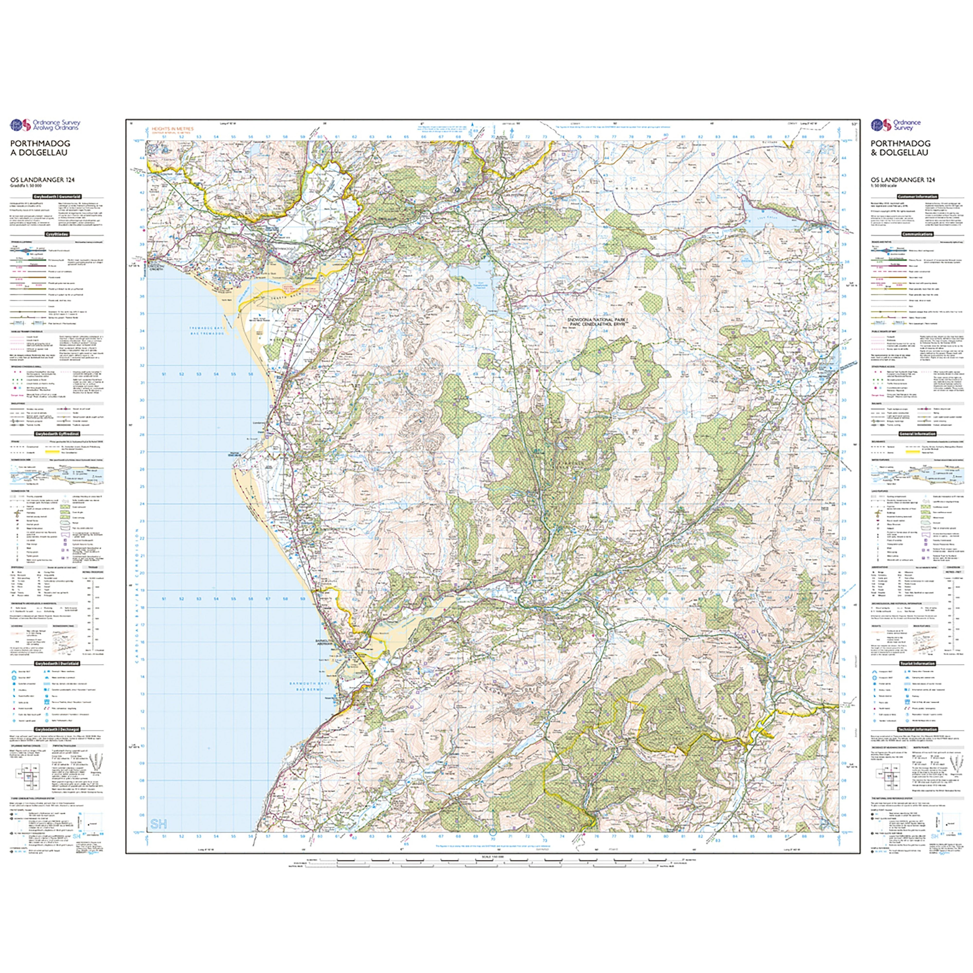 Landranger Active 124 Porthmadog & Dolgellau Map With Digital Version - Image 3