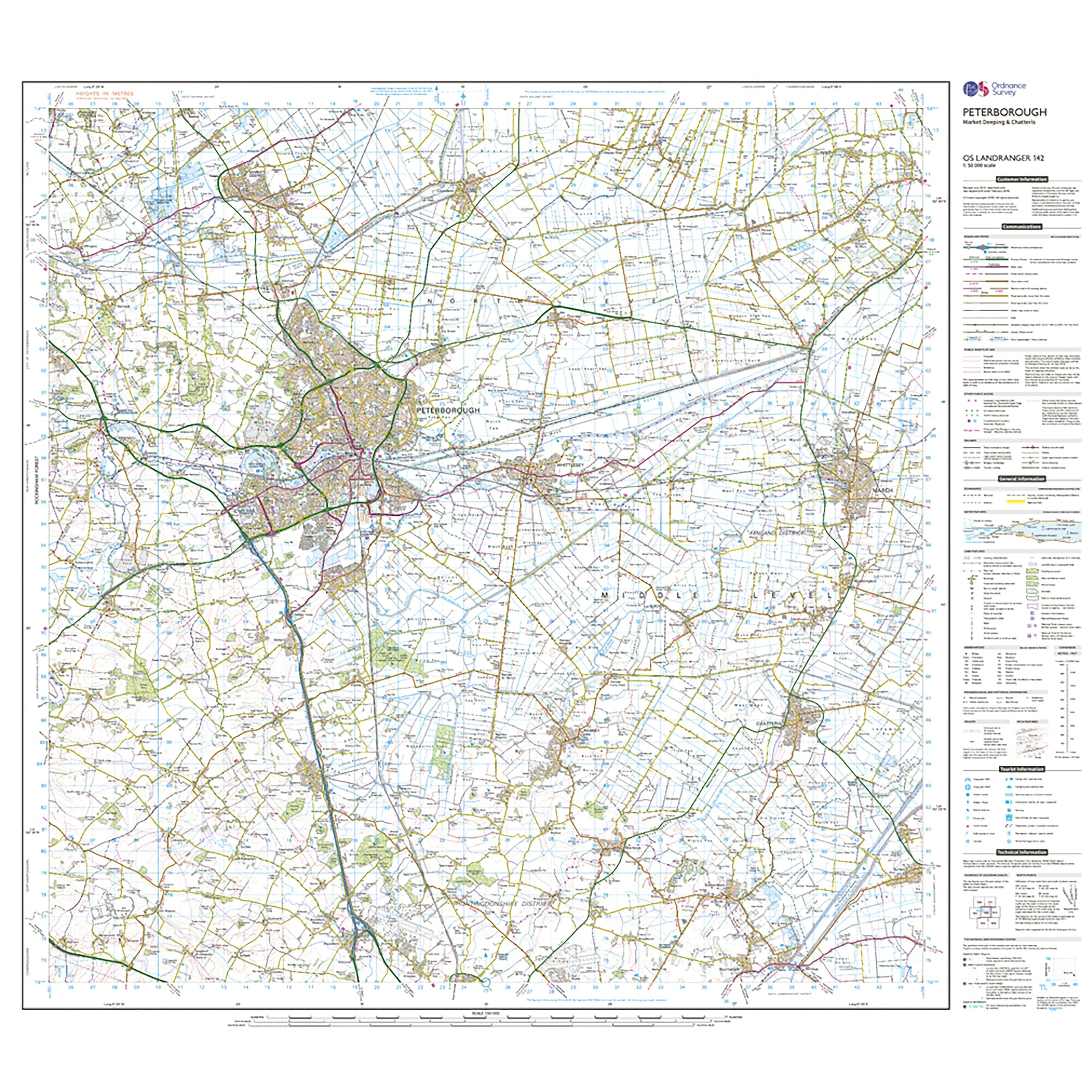 Landranger Active 142 Peterborough, Market Deeping & Chatteris Map With Digital Version - Image 3