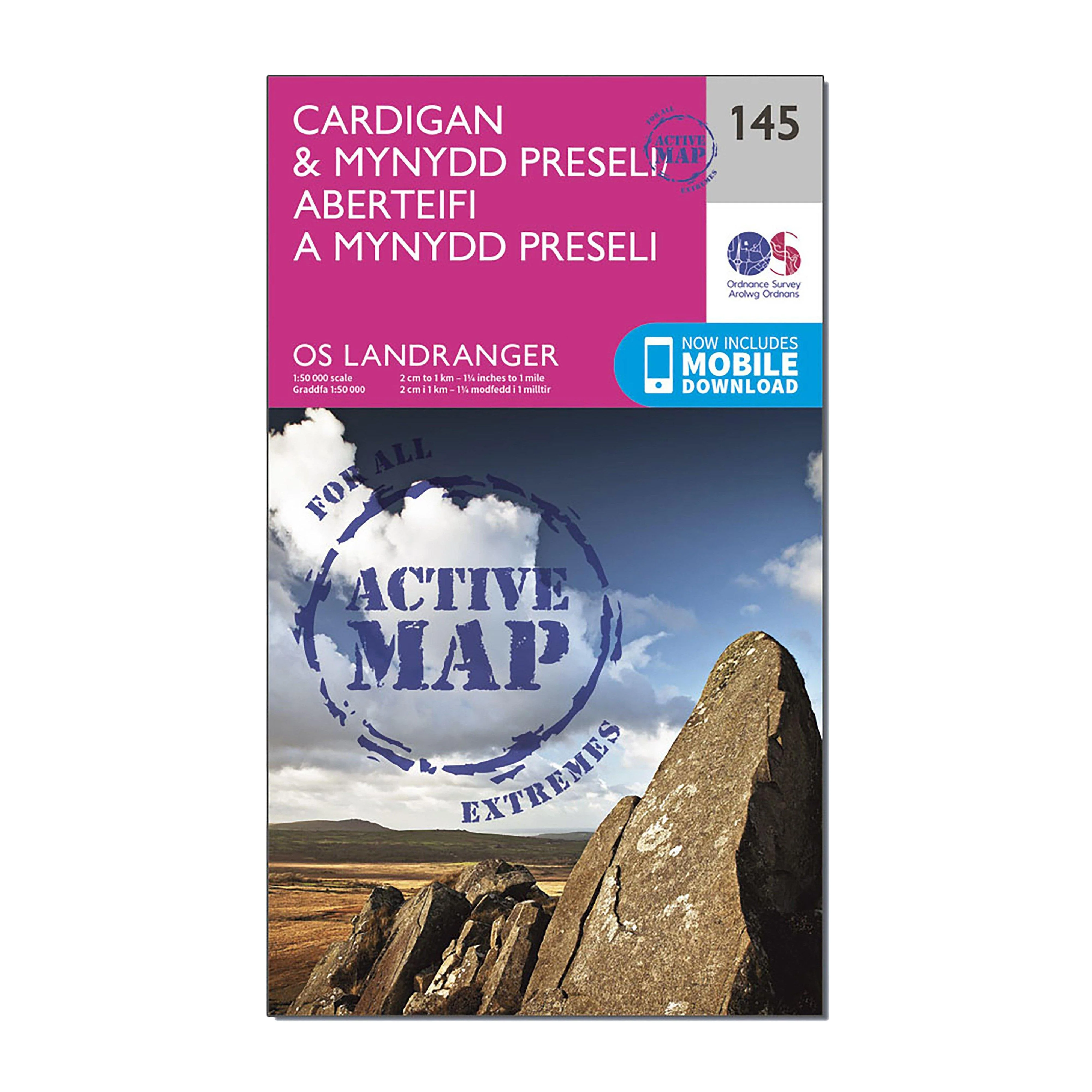 Landranger Active 145 Cardigan & Mynydd Preseli Map With Digital Version - Image 4