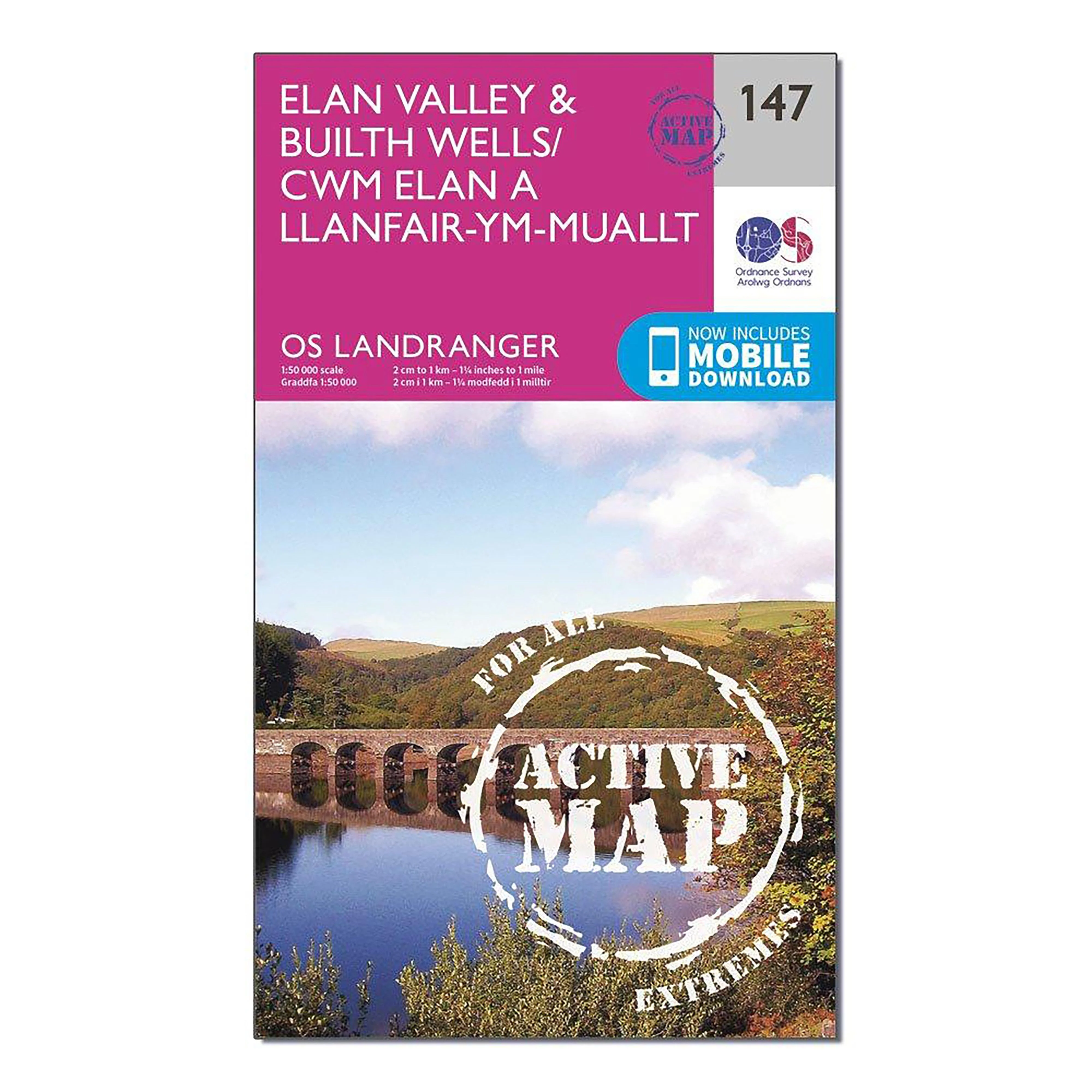 Landranger Active 147 Elan Valley & Builth Wells Map With Digital Version - Image 4