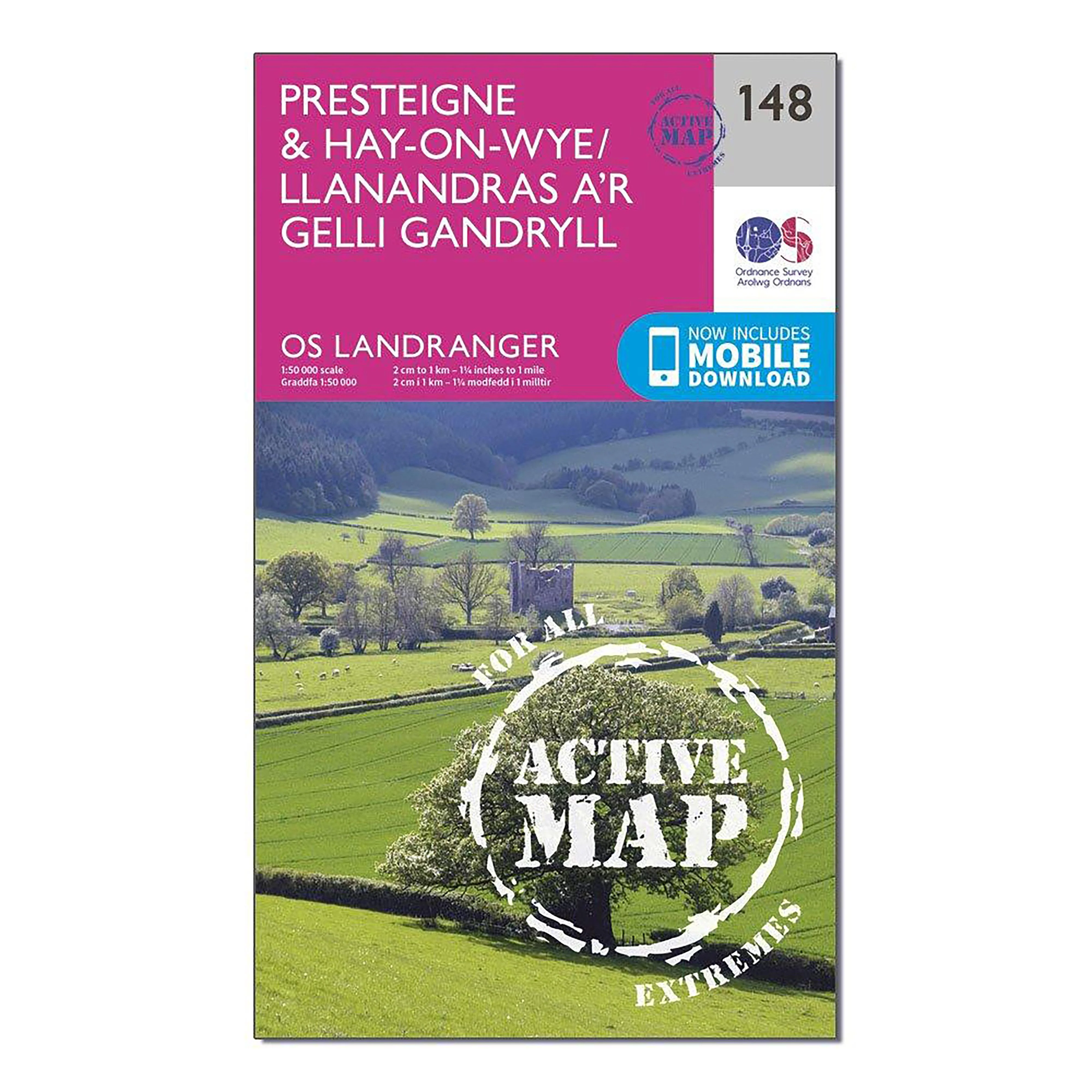 Landranger Active 148 Presteigne & Hay-on-Wye Map With Digital Version - Image 4