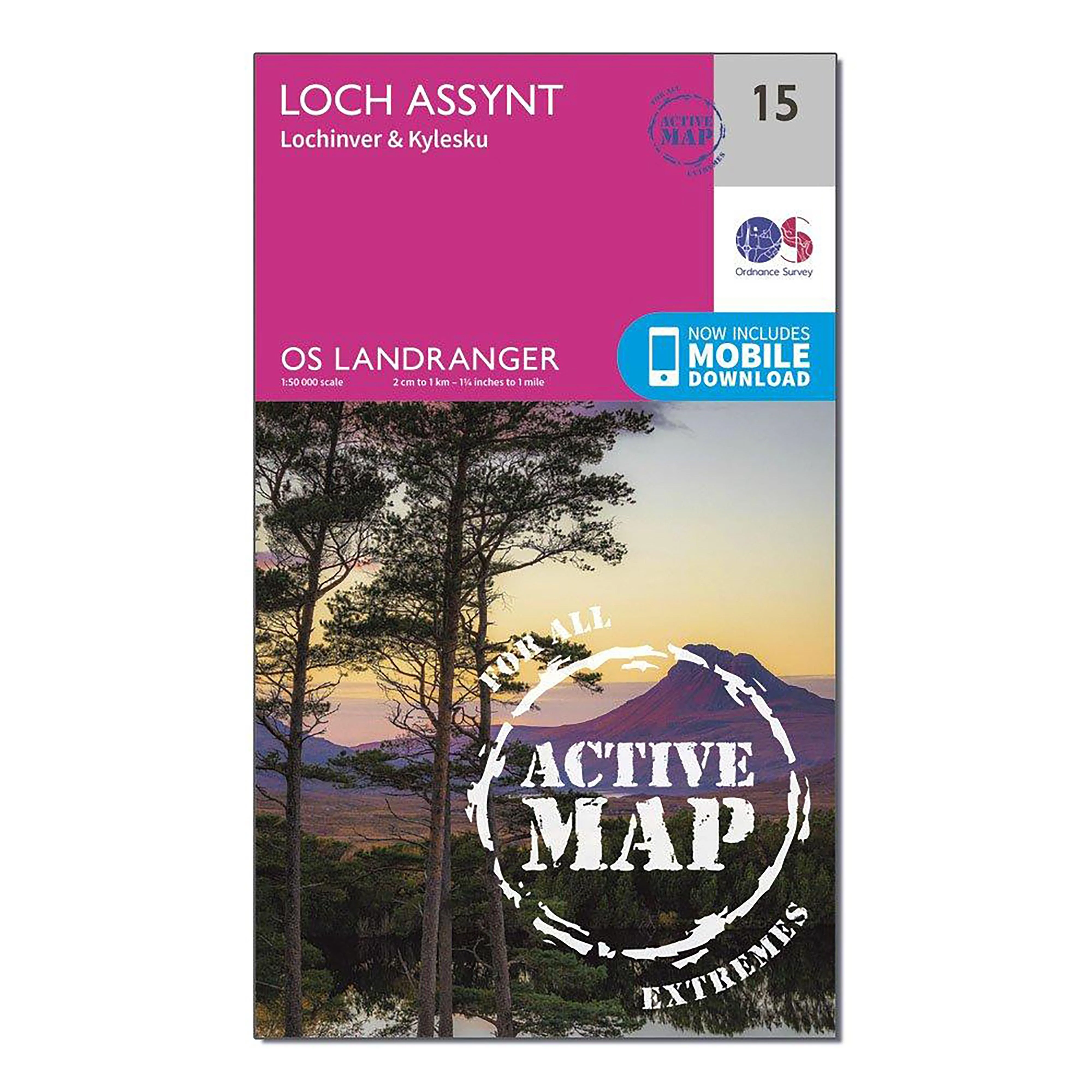 Landranger Active 15 Loch Assynt, Lochinver & Kylesku Map With Digital Version - Image 4