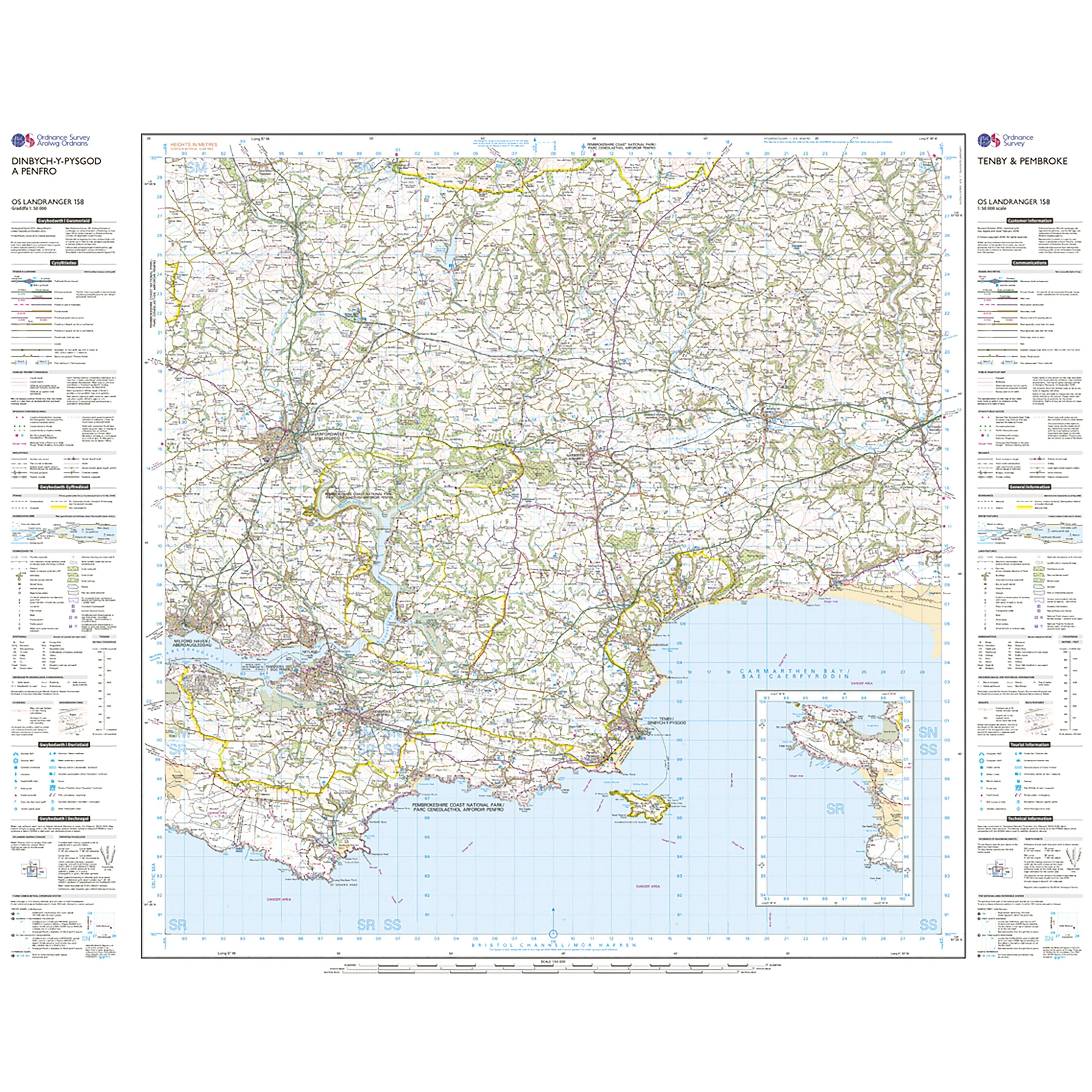 Landranger Active 158 Tenby & Pembroke Map With Digital Version - Image 3