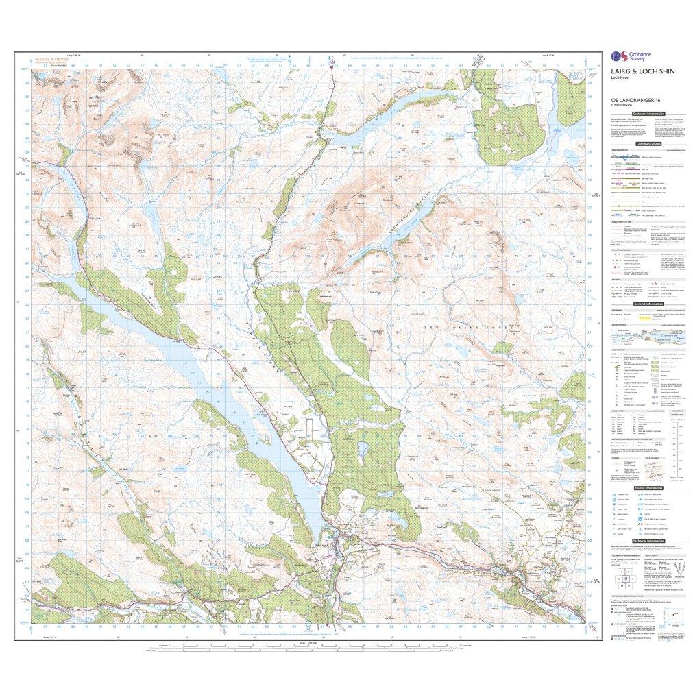 Landranger Active 16 Loch Assynt, Lochinver & Kylesku Map With Digital Version - Image 3