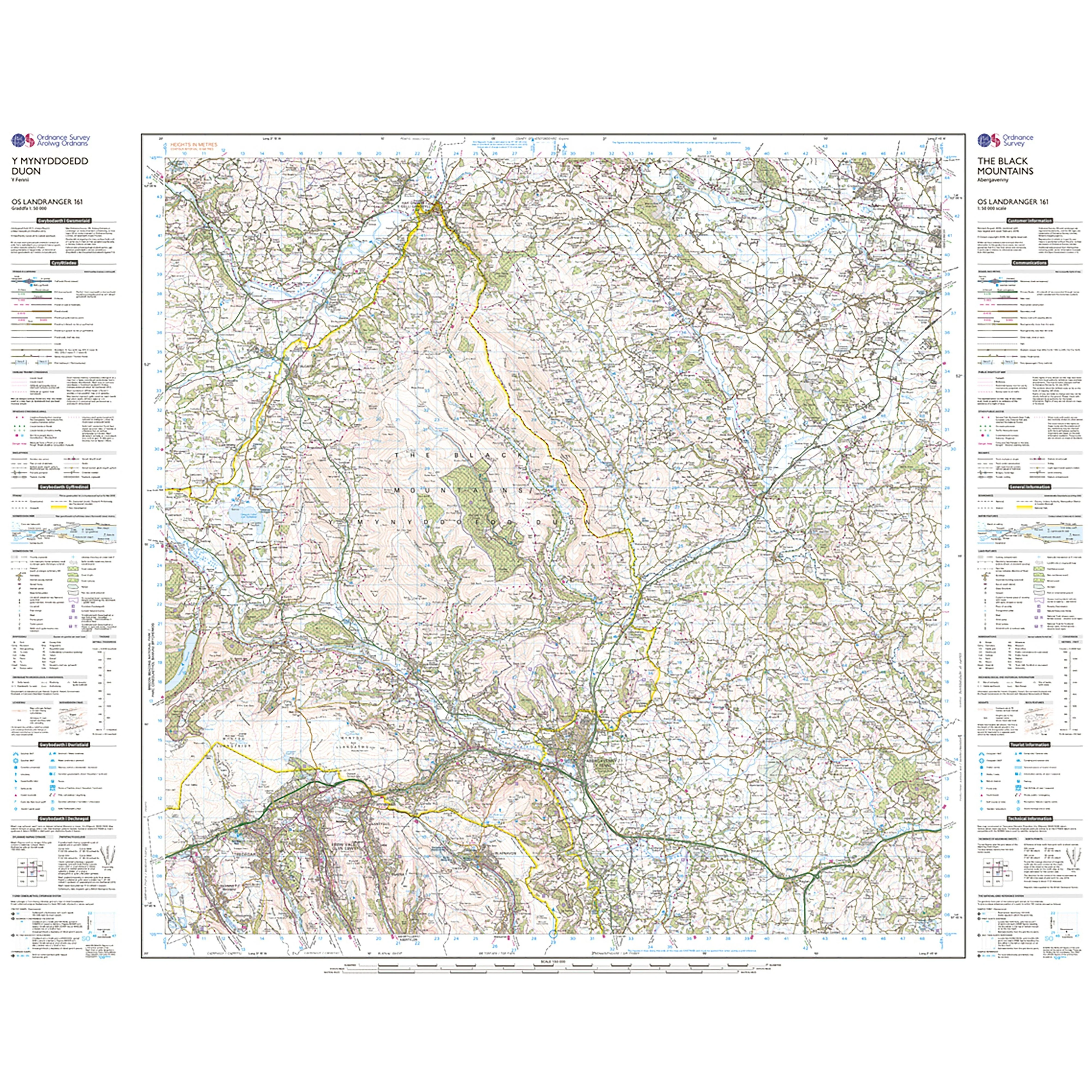 Landranger Active 161 The Black Mountains Map With Digital Version - Image 3