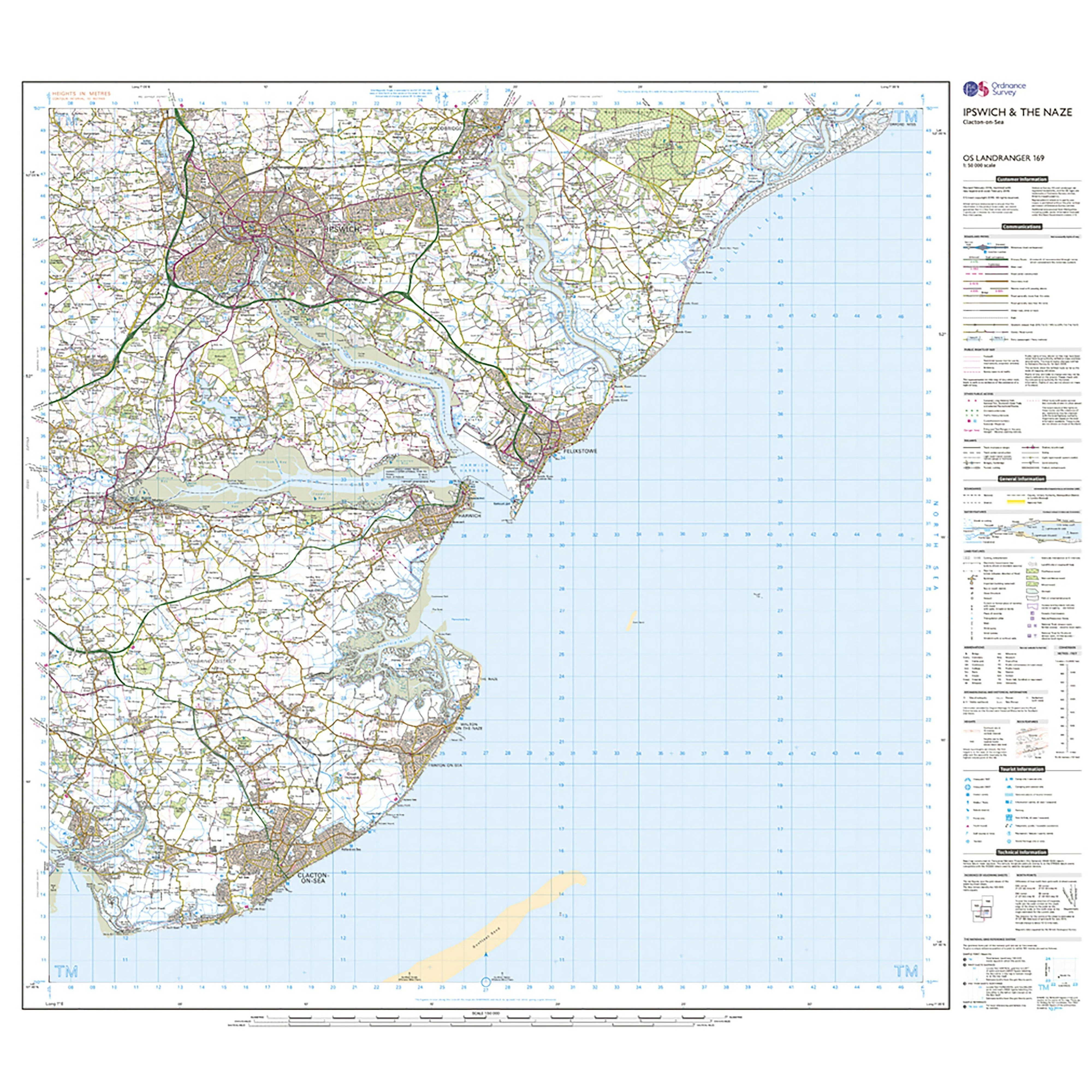 Landranger Active 169 Ipswich, The Naze & Clacton-on-Sea Map With Digital Version - Image 3