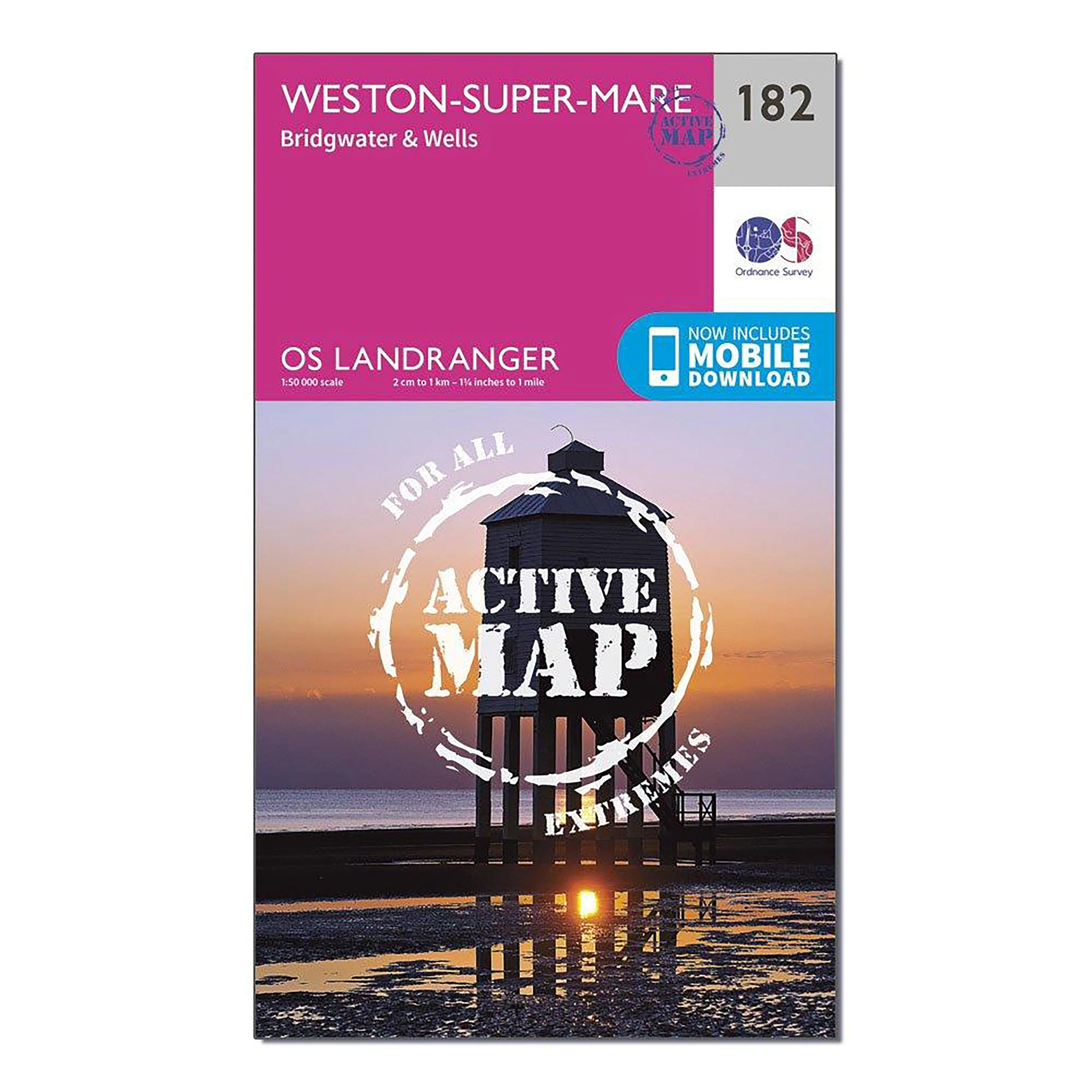Landranger Active 182 Weston-super-Mare, Bridgwater & Wells Map With Digital Version - Image 4