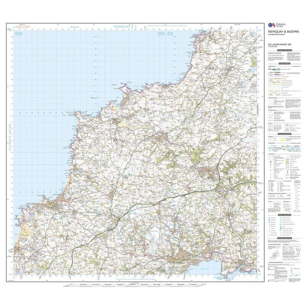 Landranger Active 200 Newquay, Bodmin, Camelford & St Austell Map With Digital Version - Image 3