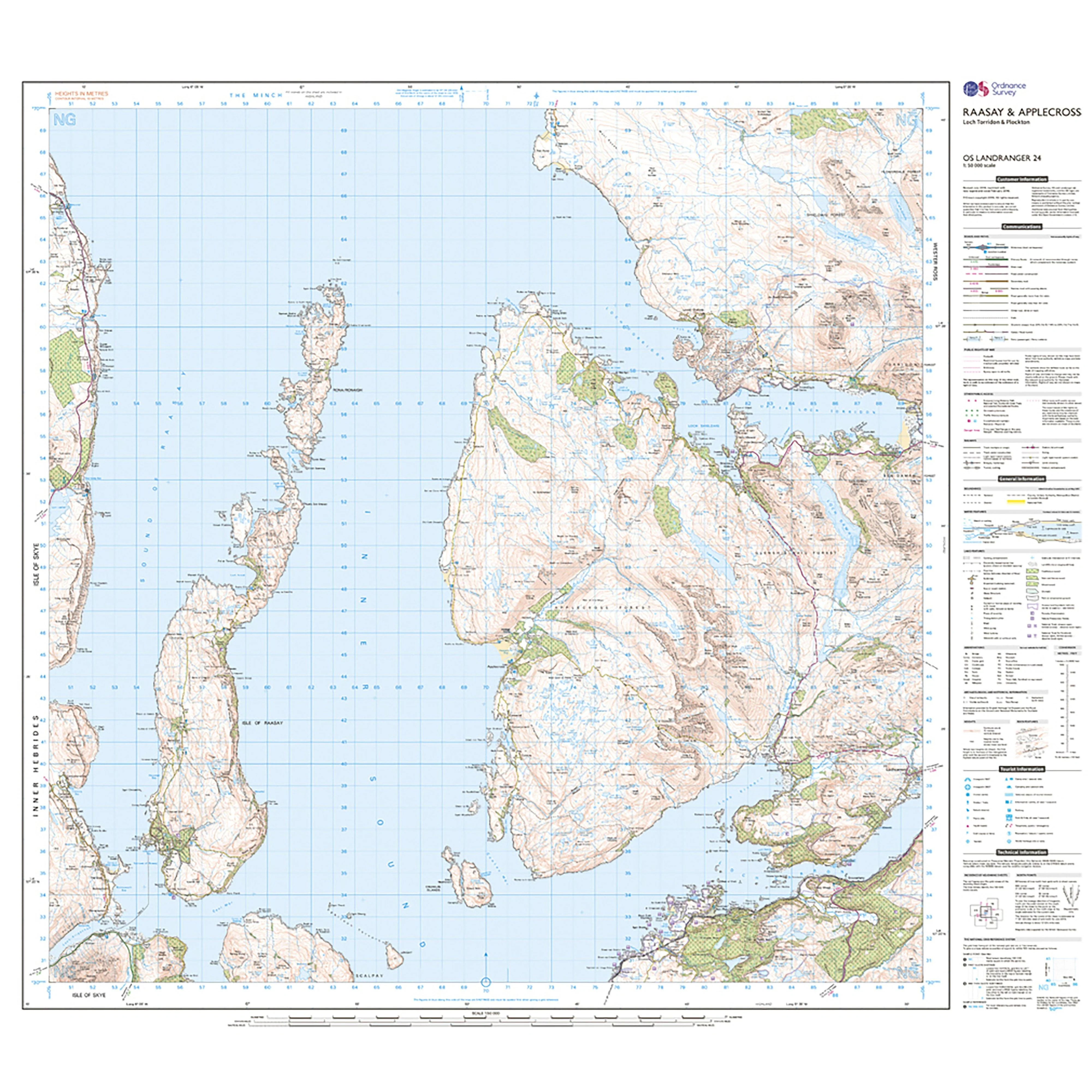 Landranger Active 24 Raasay  Applecross Loch Torridon  Plockton Map With Digital Version - Image 3
