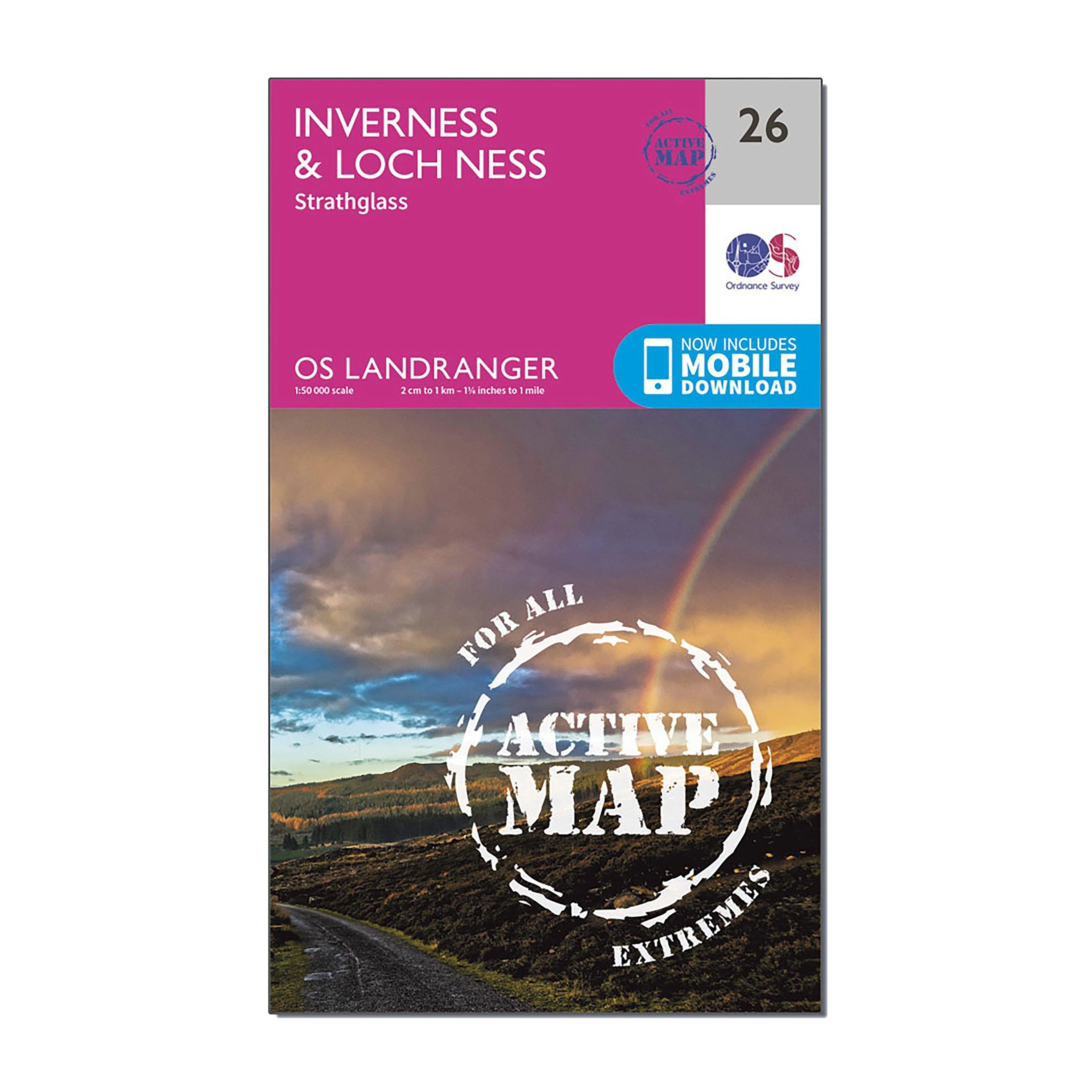 Landranger Active 26 Inverness & Loch Ness, Strathglass Map With Digital Version - Image 4