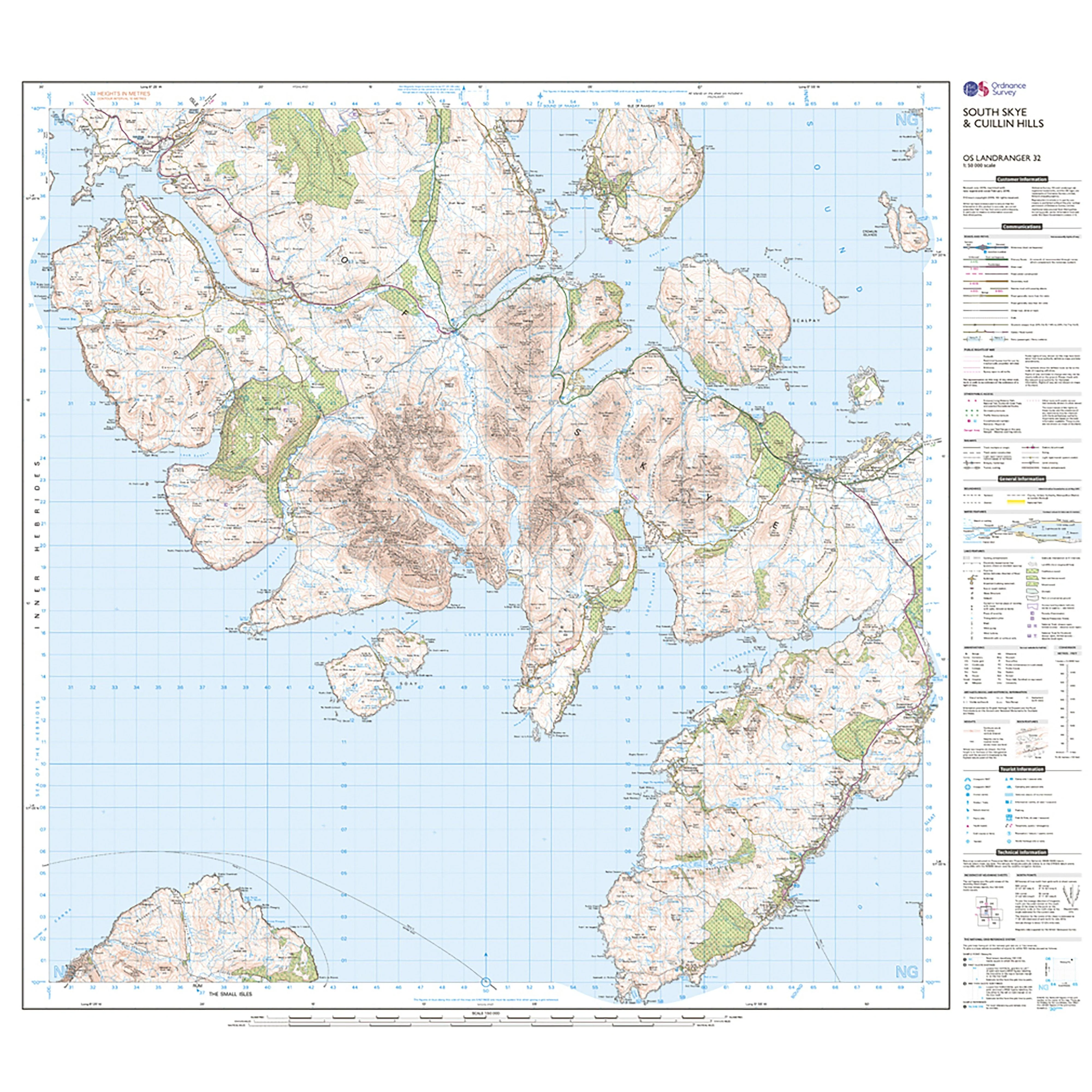 Landranger Active 32 South Skye & Cuillin Hills Map With Digital Version - Image 3