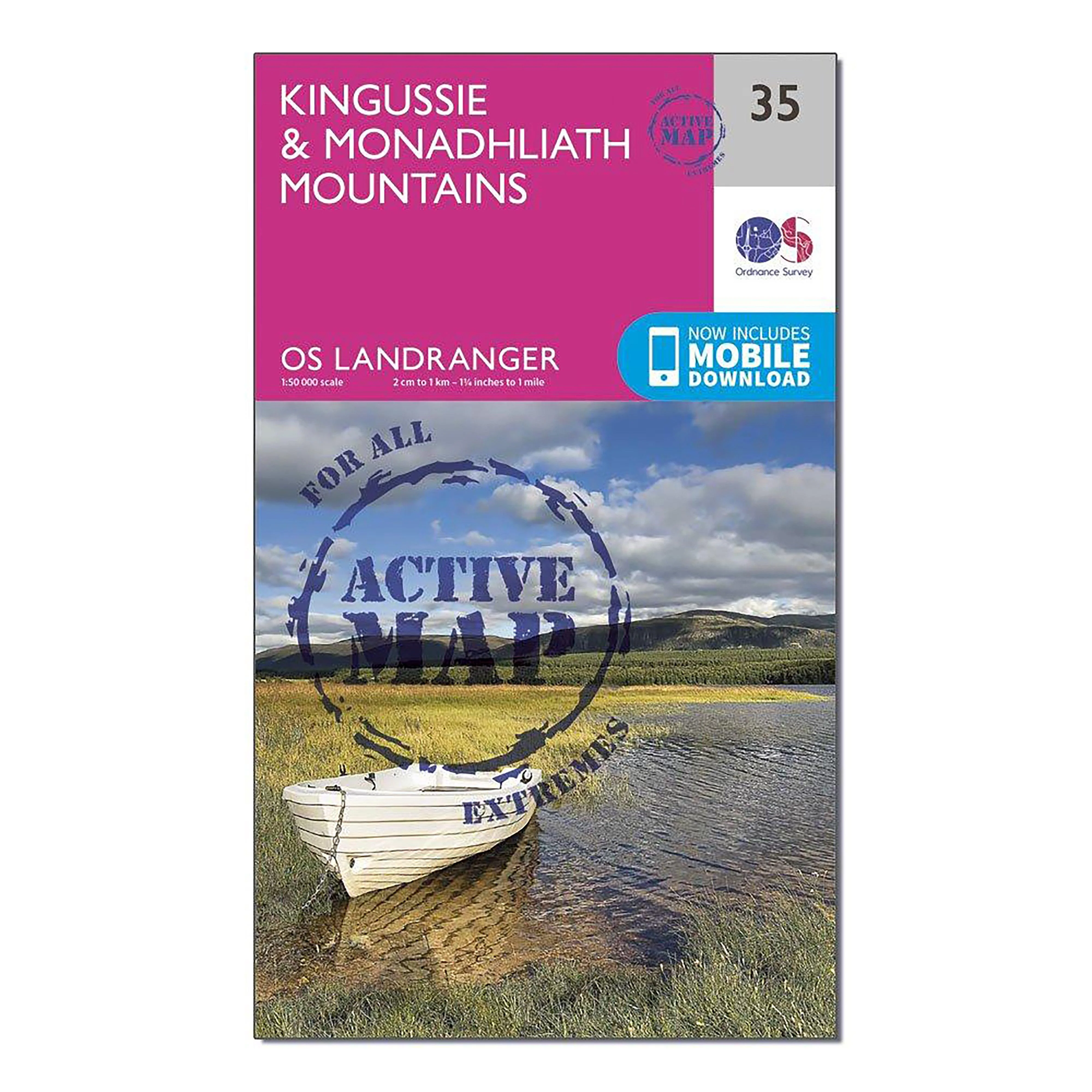 Landranger Active 35 Kingussie & Monadhliath Mountains Map With Digital Version - Image 4