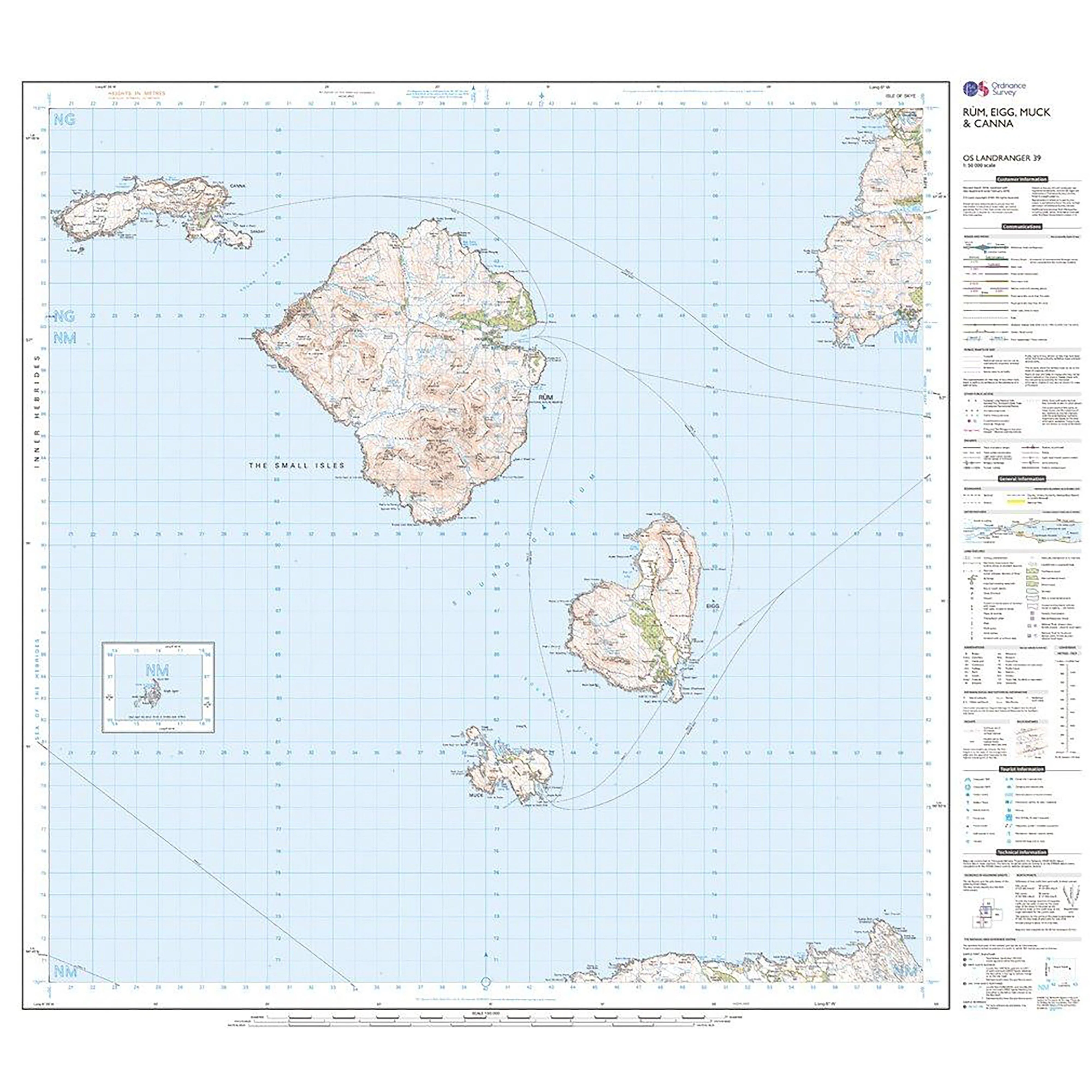 Landranger Active 39 Rum, Eigg & Muck Map With Digital Version - Image 3