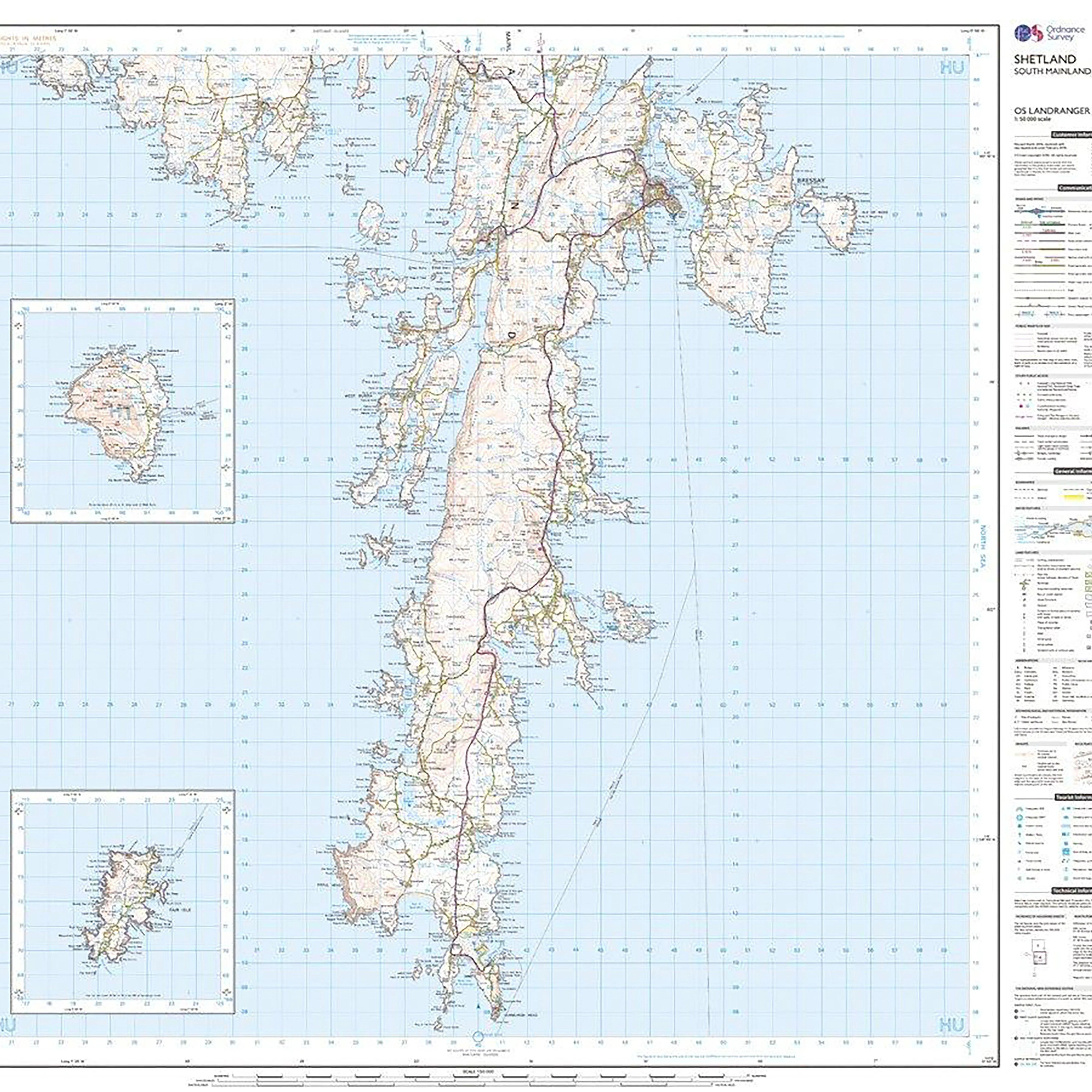 Landranger Active 4 Shetland  South Mainland Map With Digital Version - Image 3