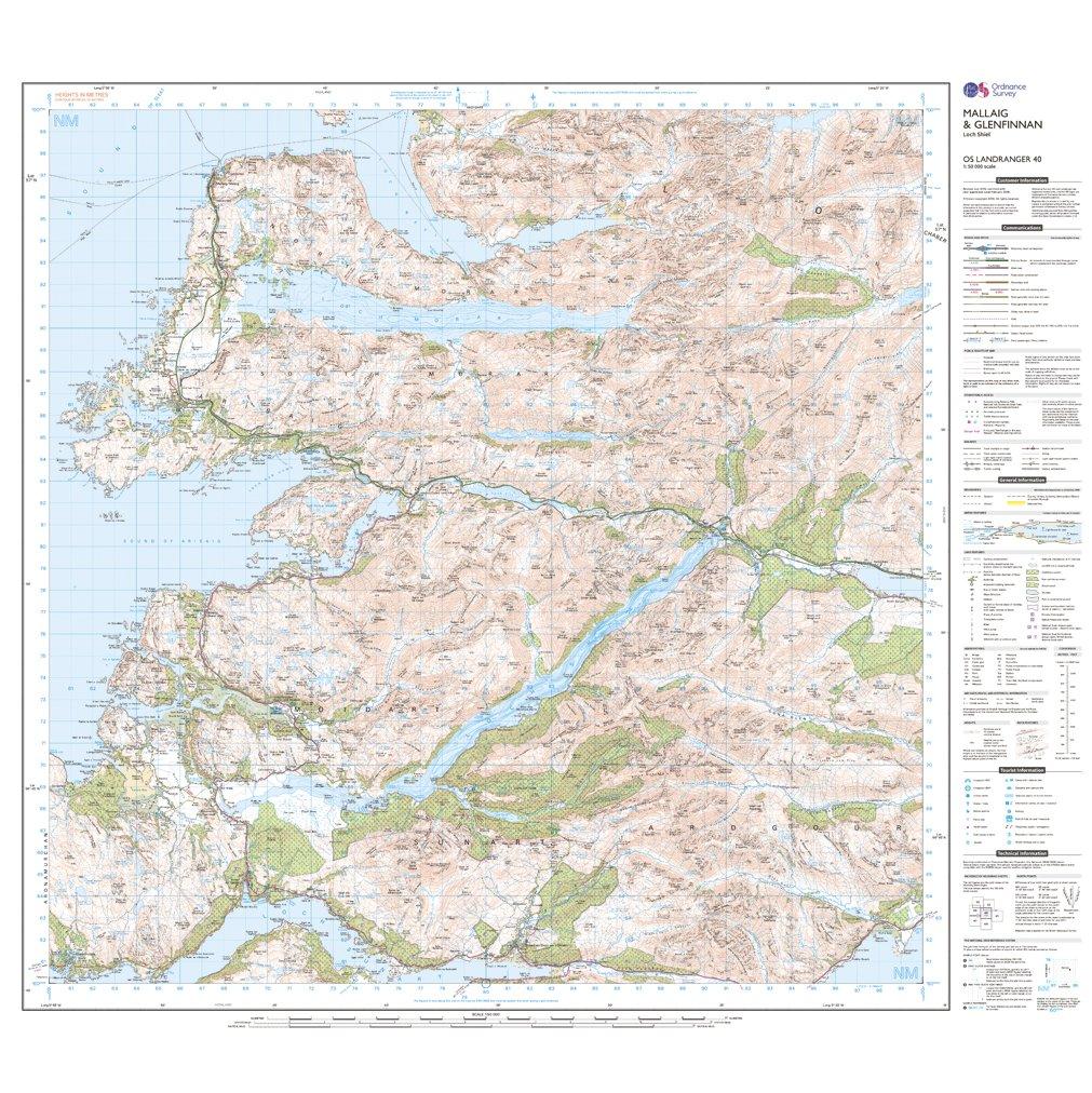 Landranger Active 40 Mallaig & Glenfinnan, Loch Shiel Map With Digital Version - Image 3