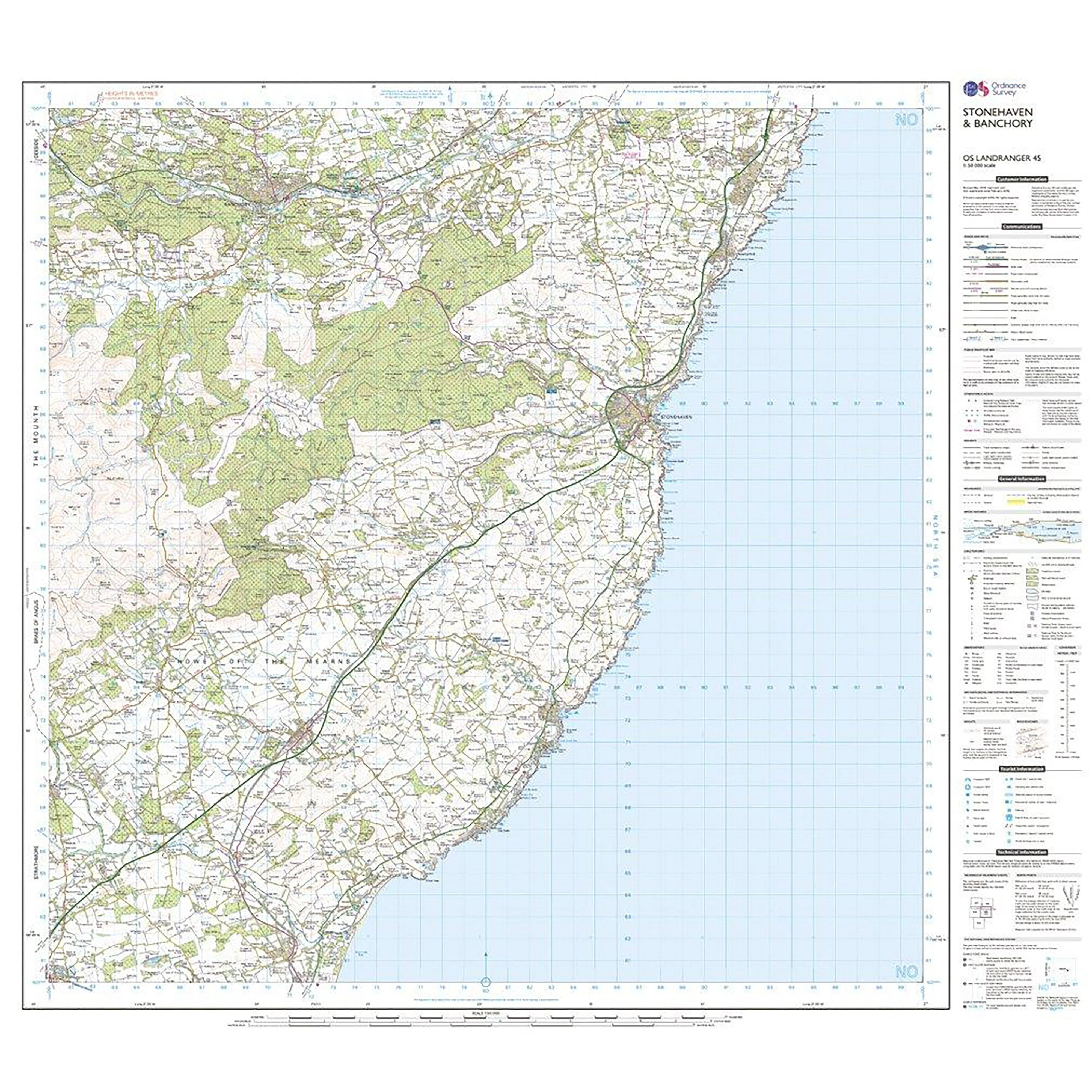 Landranger Active 45 Stonehaven & Banchory Map With Digital Version - Image 3
