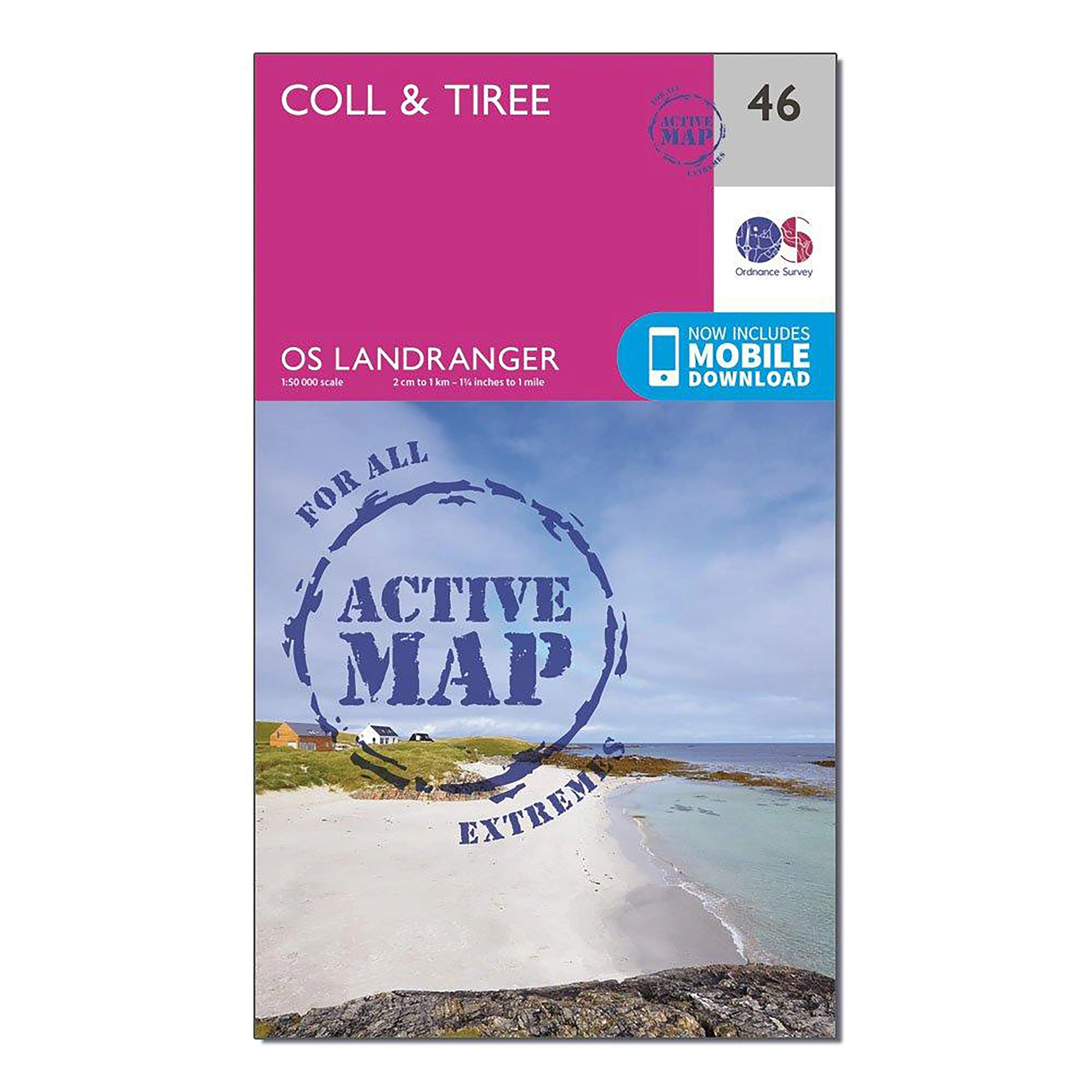 Landranger Active 46 Coll & Tiree Map With Digital Version - Image 4