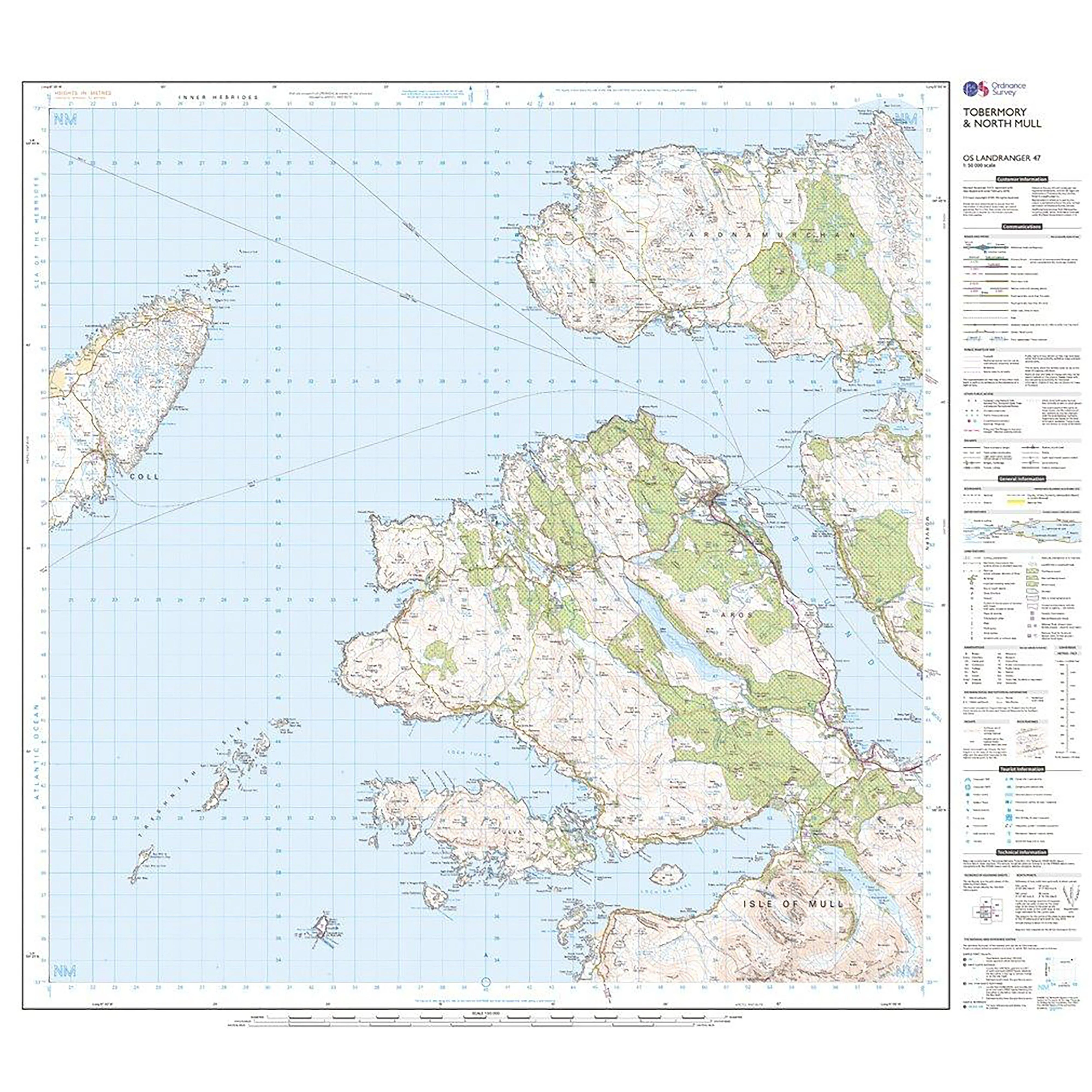 Landranger Active 47 Tobermory & North Mull Map With Digital Version - Image 3