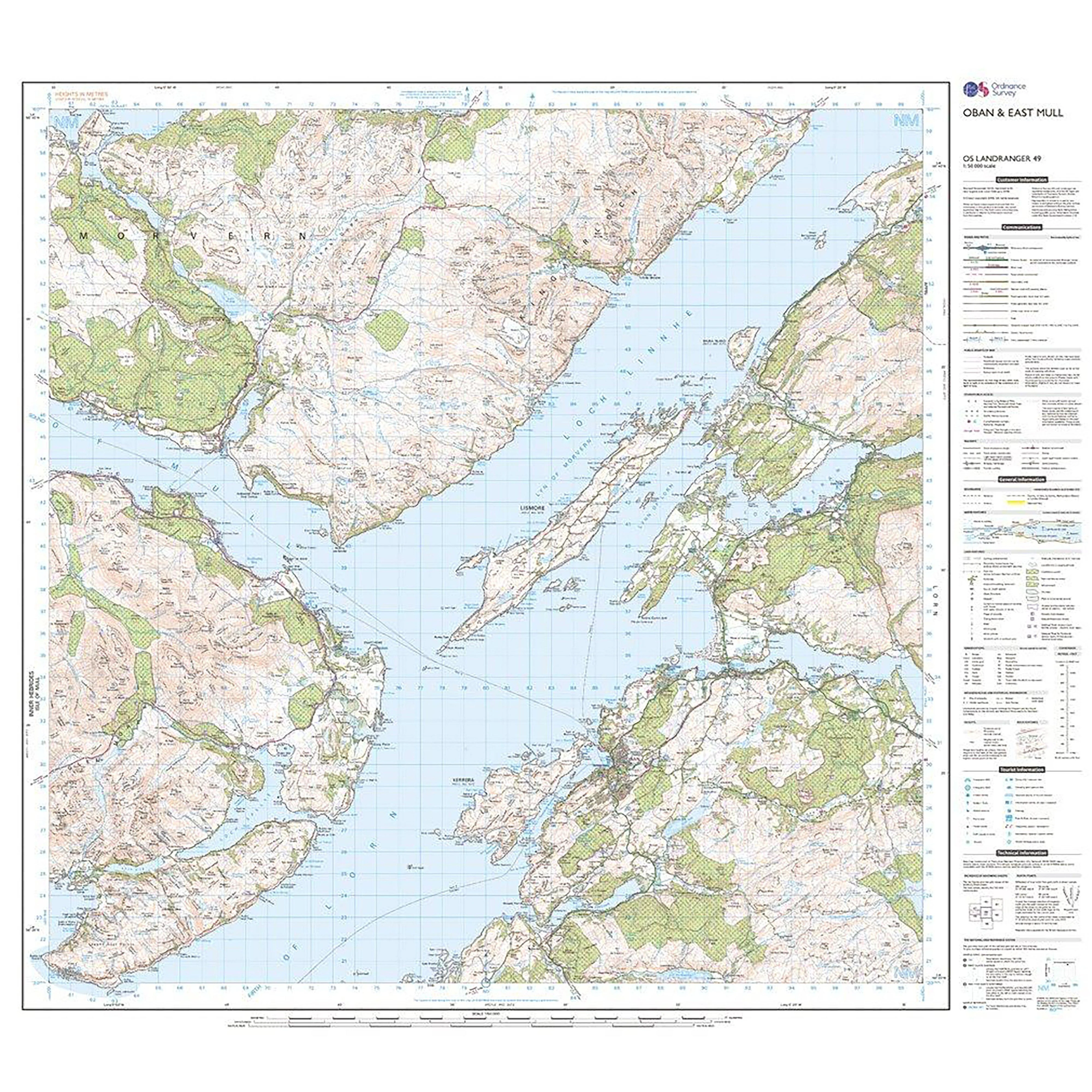 Landranger Active 49 Oban & East Mull Map With Digital Version - Image 3