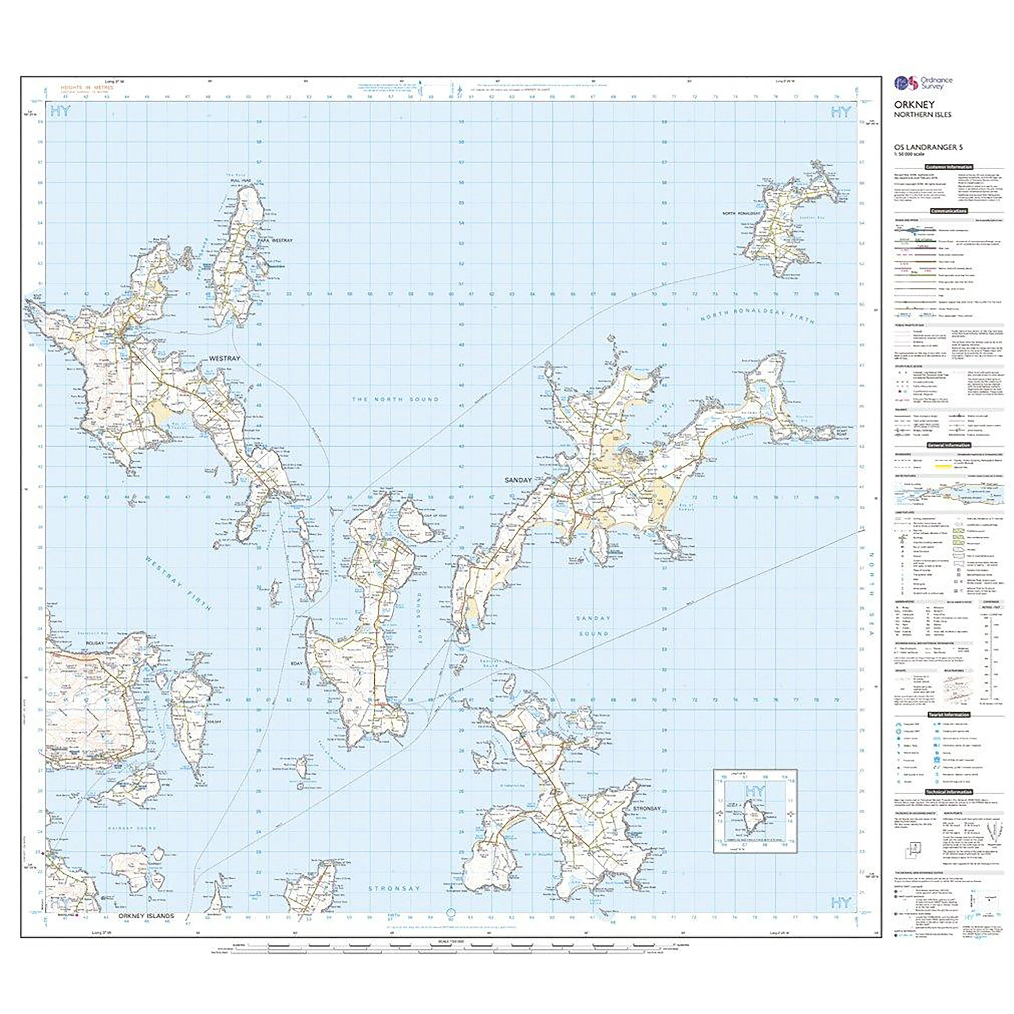 Landranger Active 5 Orkney Northern Isles Map With Digital Version - Image 3