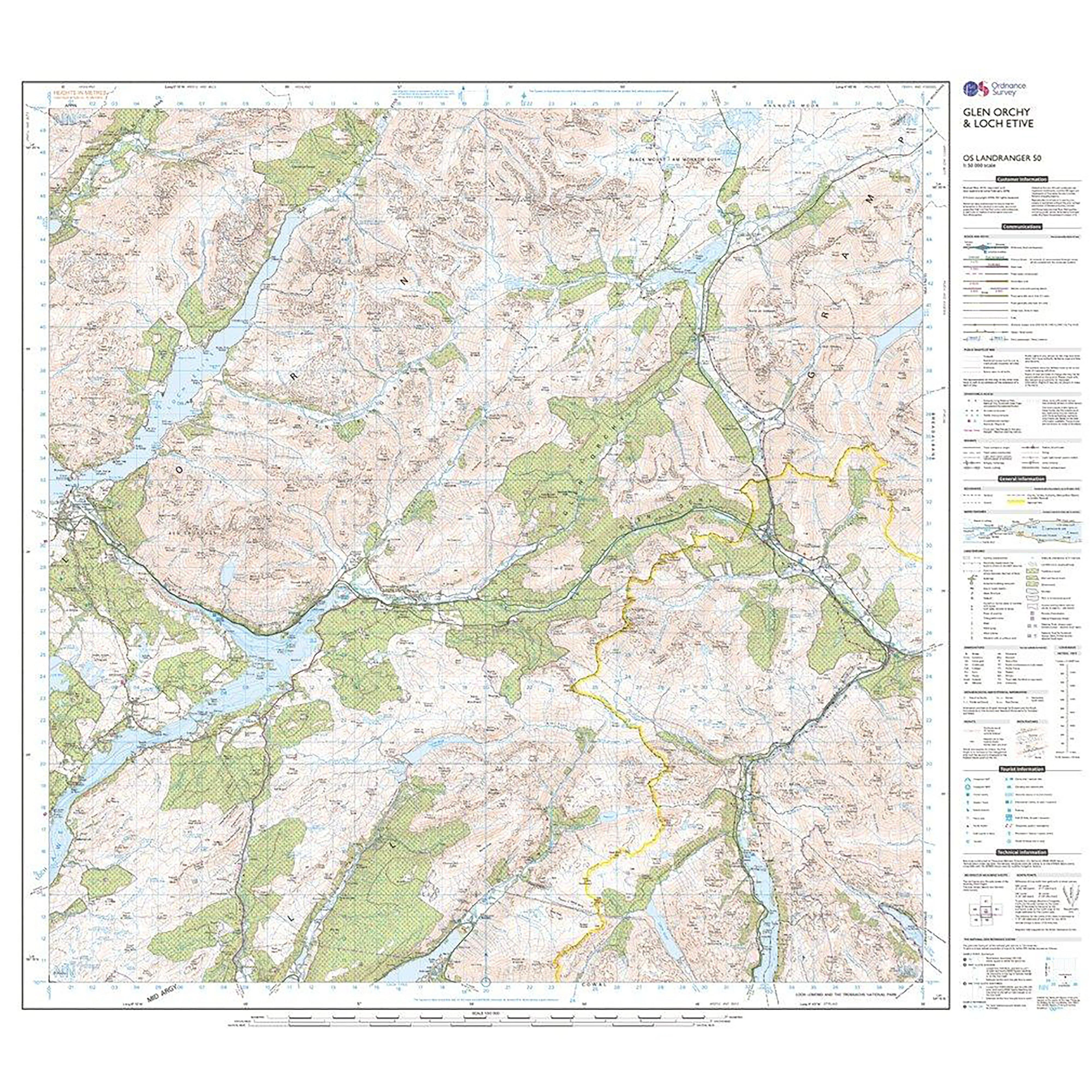 Landranger Active 50 Glen Orchy & Loch Etive Map With Digital Version - Image 3