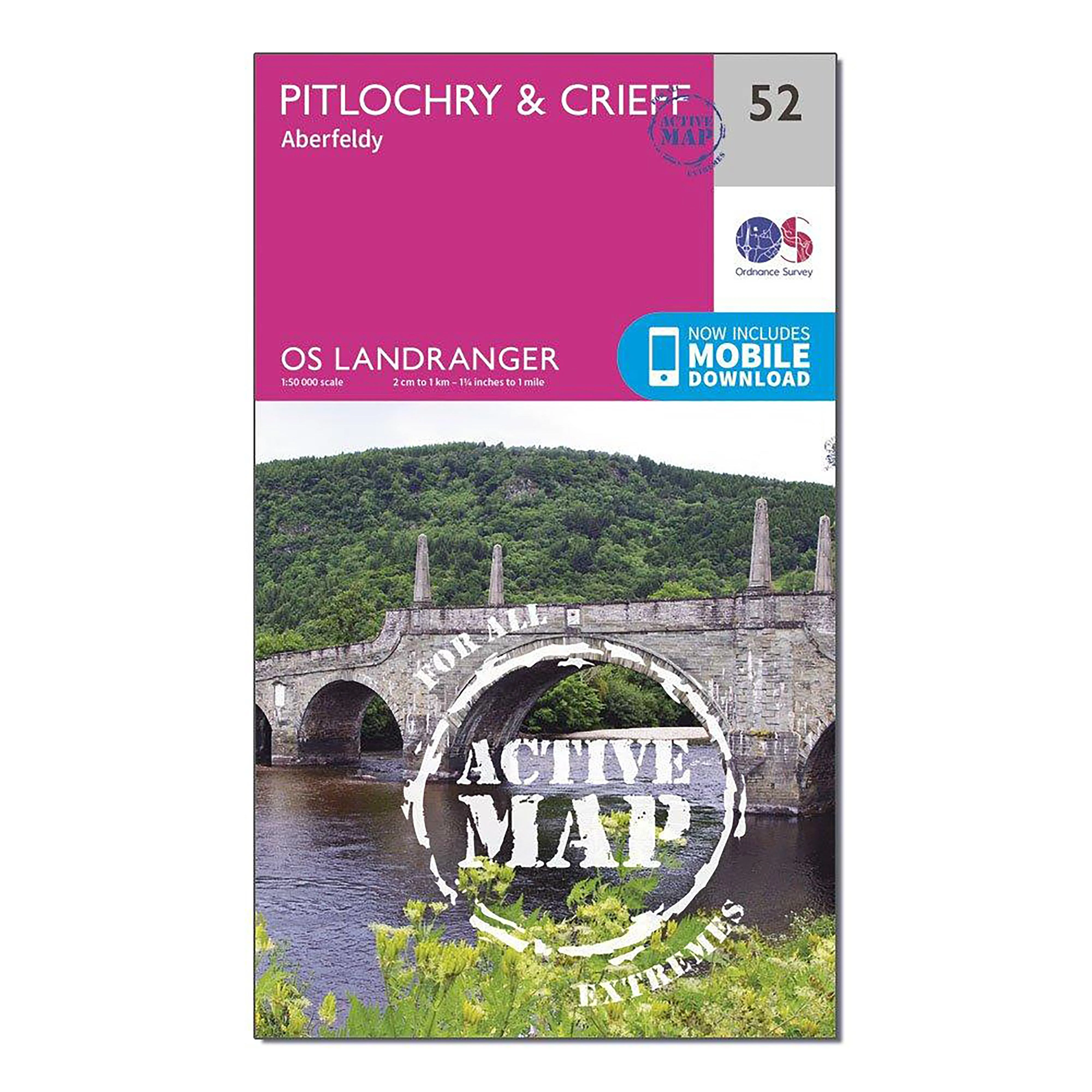 Landranger Active 52 Pitlochry & Crieff Map With Digital Version - Image 4
