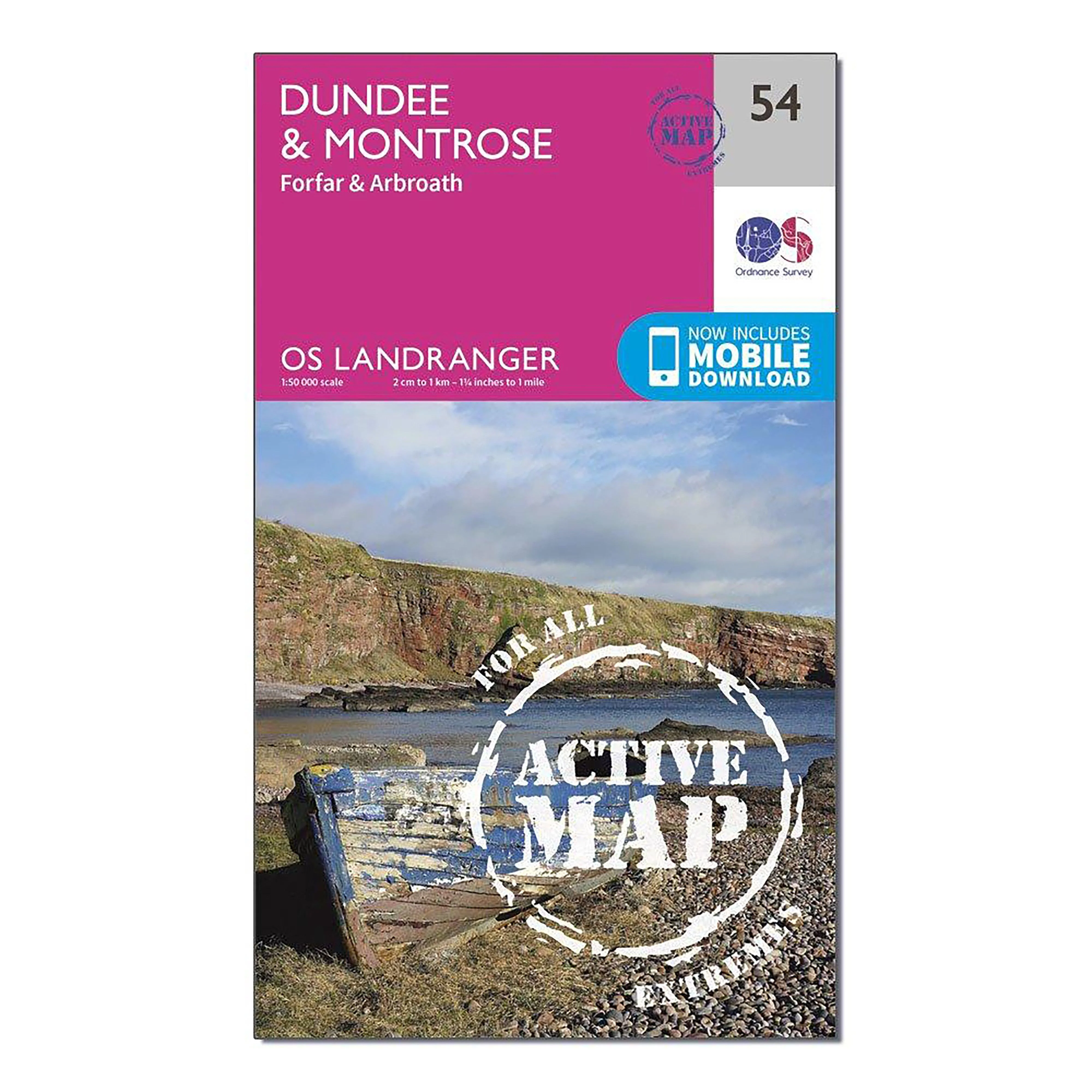Landranger Active 54 Dundee & Montrose, Forfar & Arbroath Map With Digital Version - Image 4
