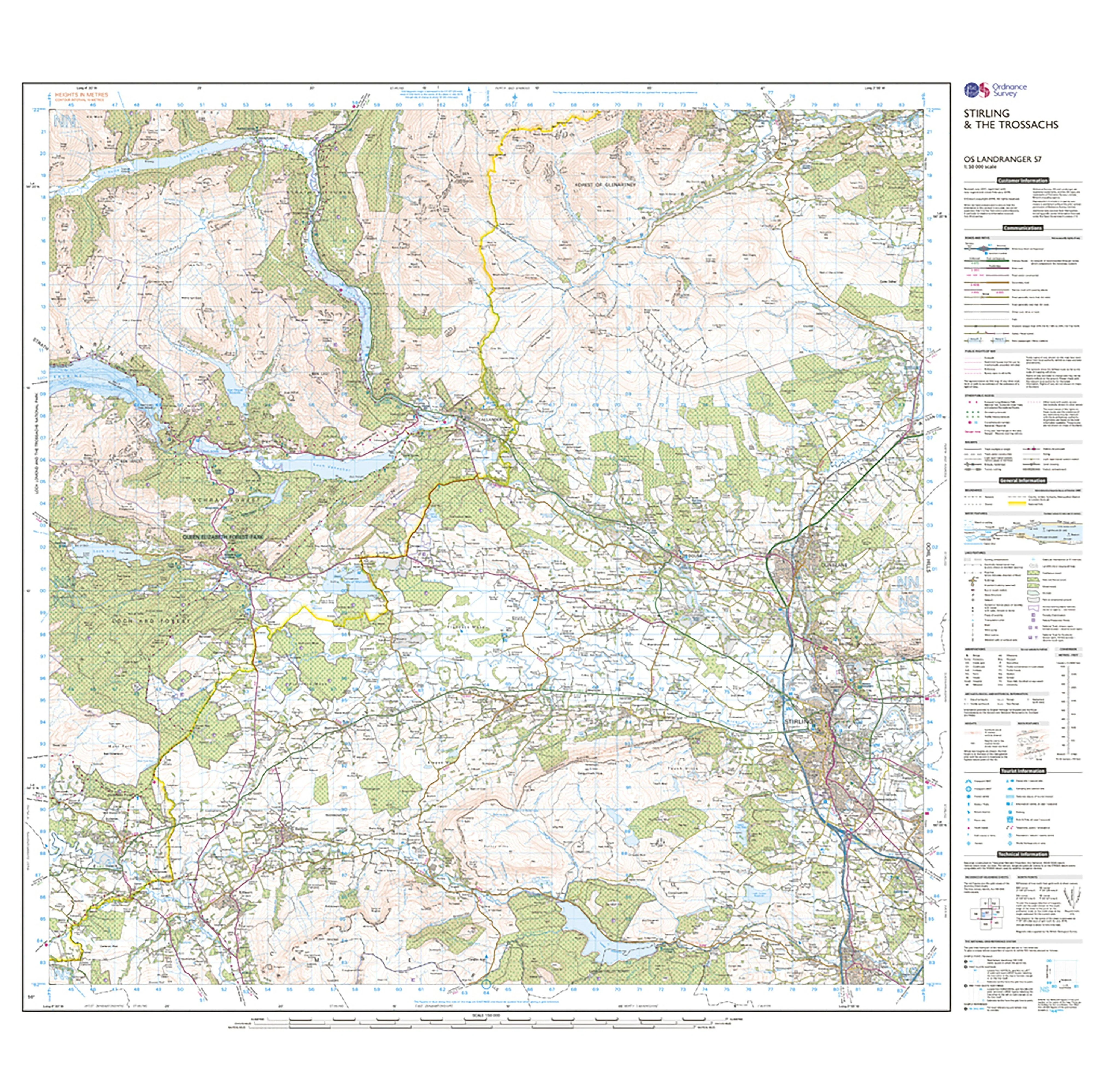 Landranger Active 57 Stirling & The Trossachs Map With Digital Version - Image 3