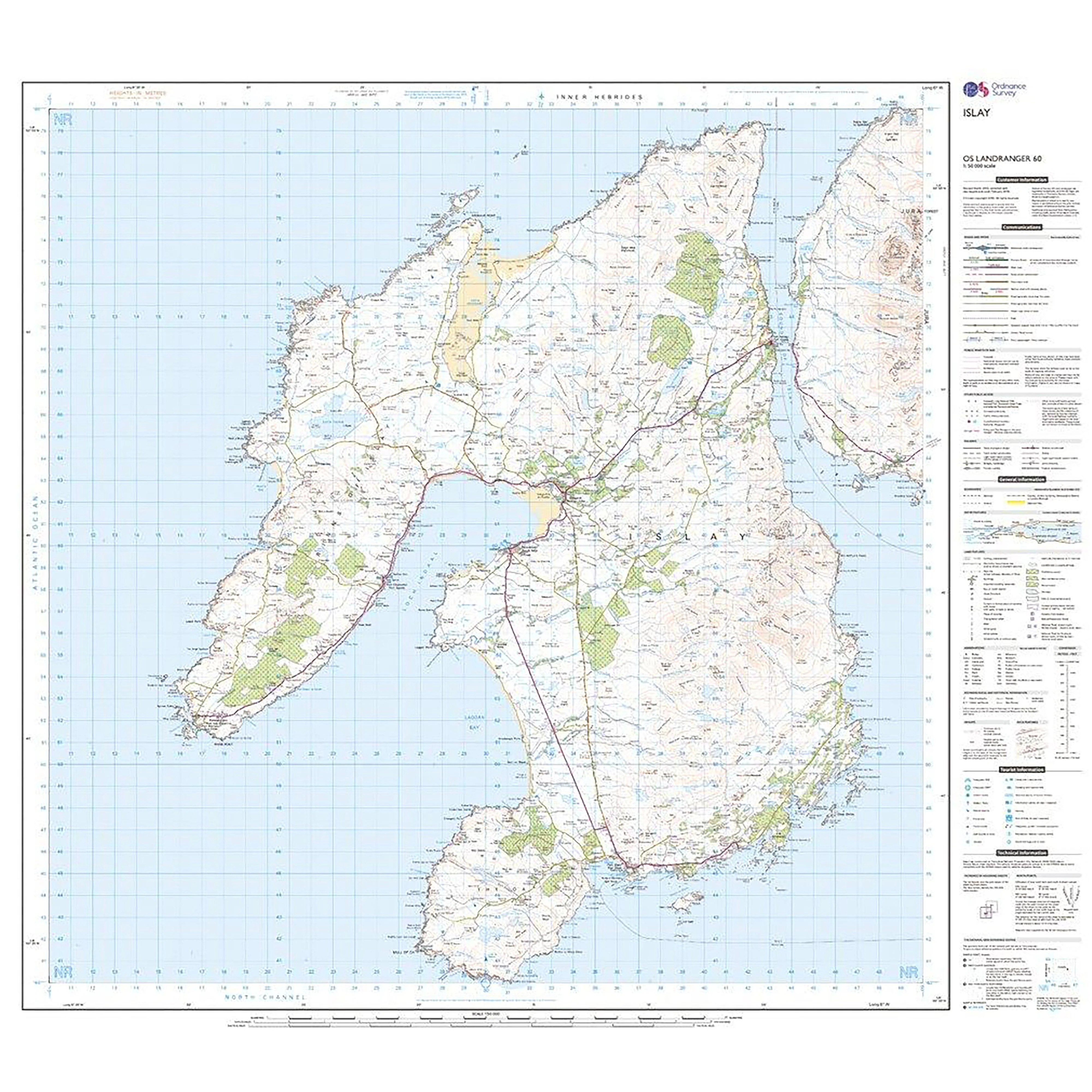 Landranger Active 60 Islay Map With Digital Version - Image 3