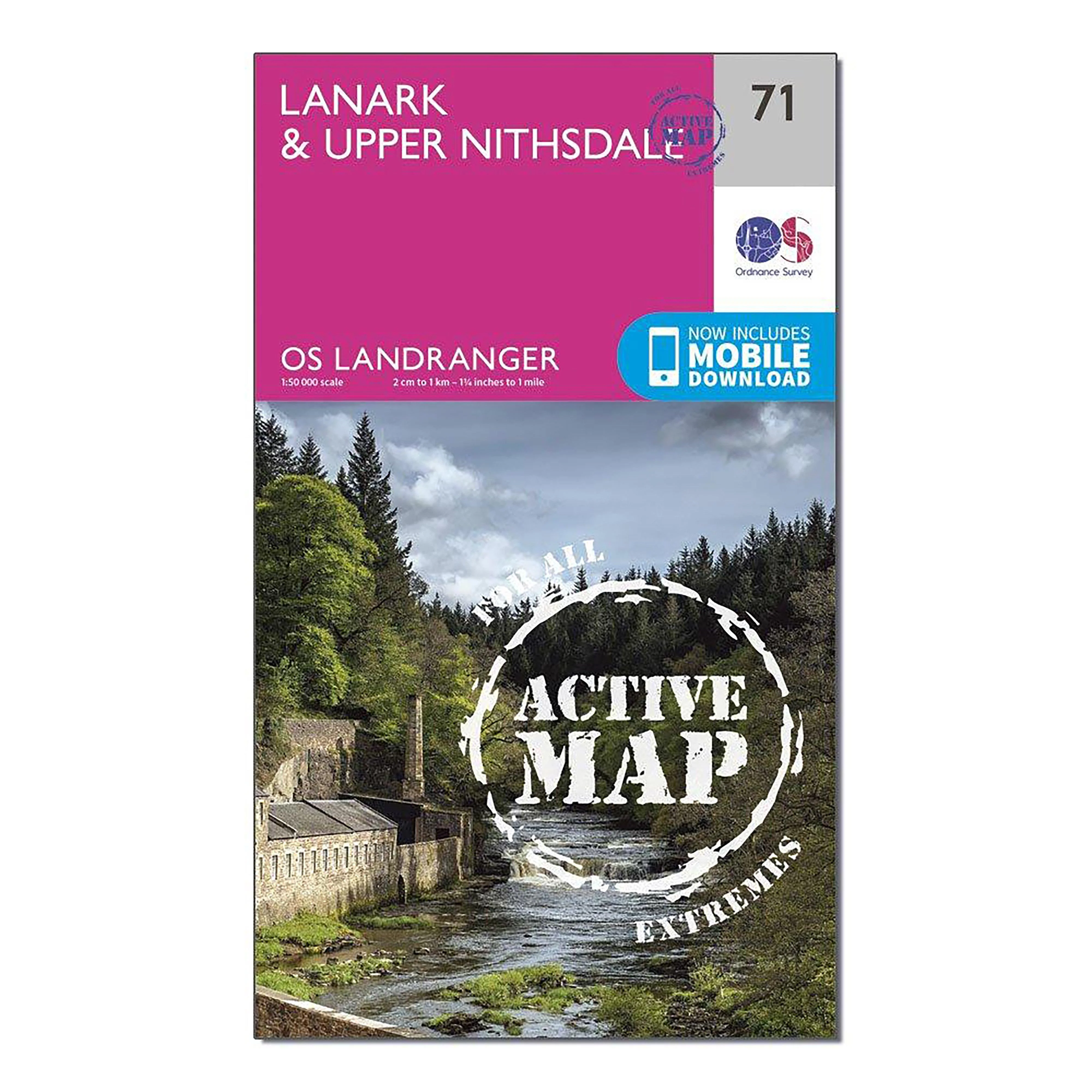Landranger Active 71 Lanark & Upper Nithsdale Map With Digital Version - Image 4