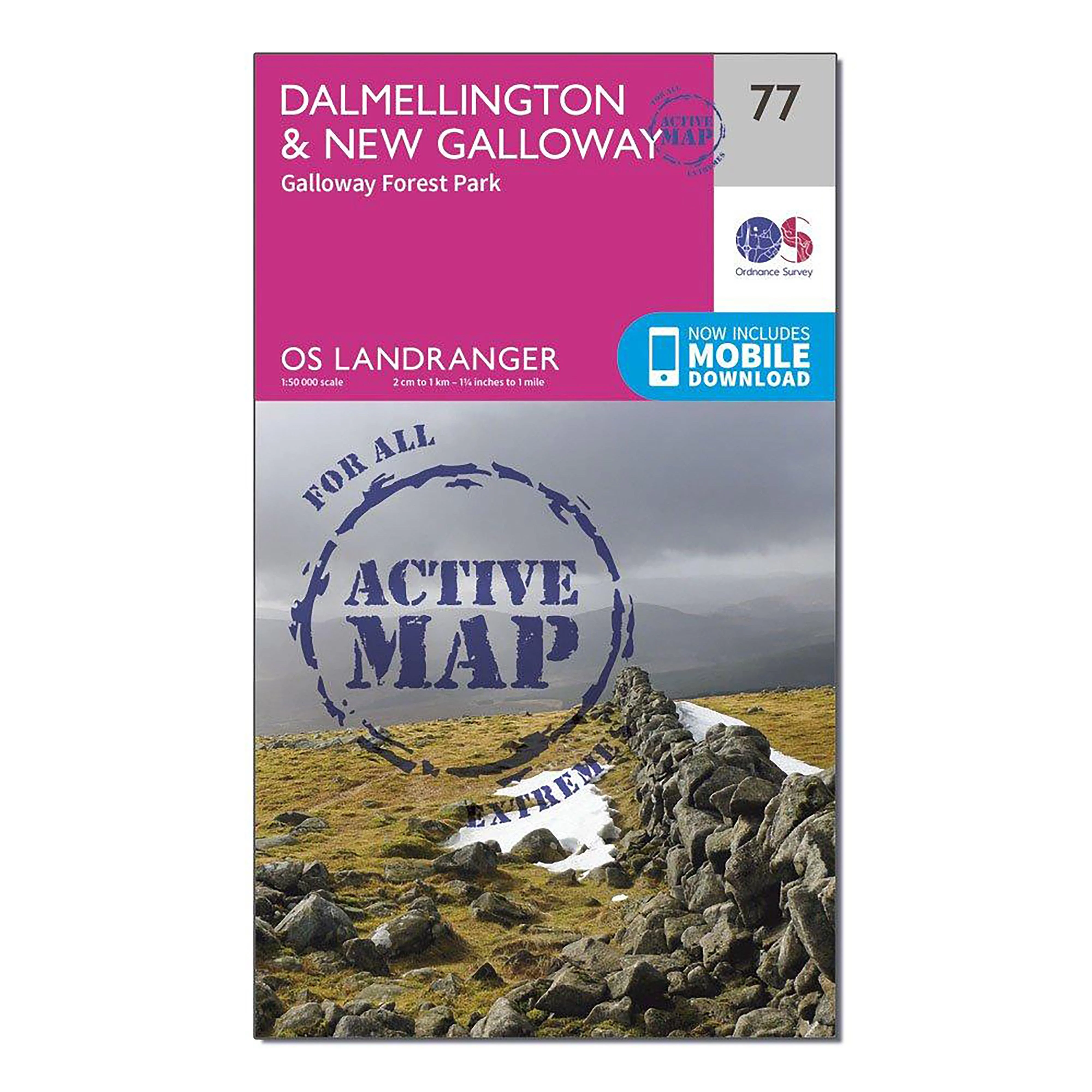 Landranger Active 77 Dalmellington & New Galloway, Galloway Forest Park Map With Digital Version - Image 4